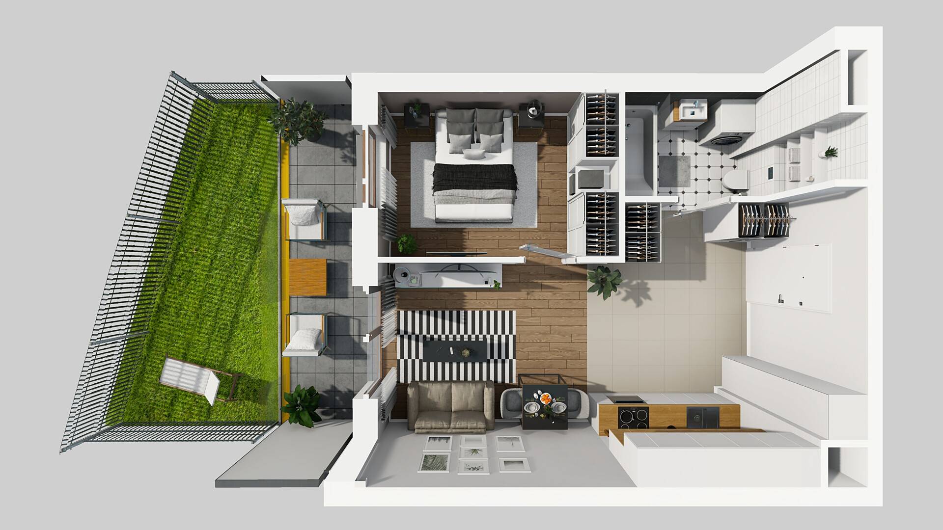 APARTAMENTY LITERACKA - lokal E 121, budynek E