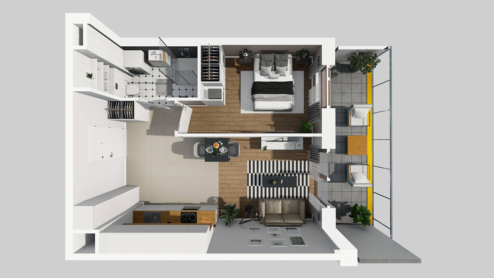 APARTAMENTY LITERACKA - lokal E 124, budynek E