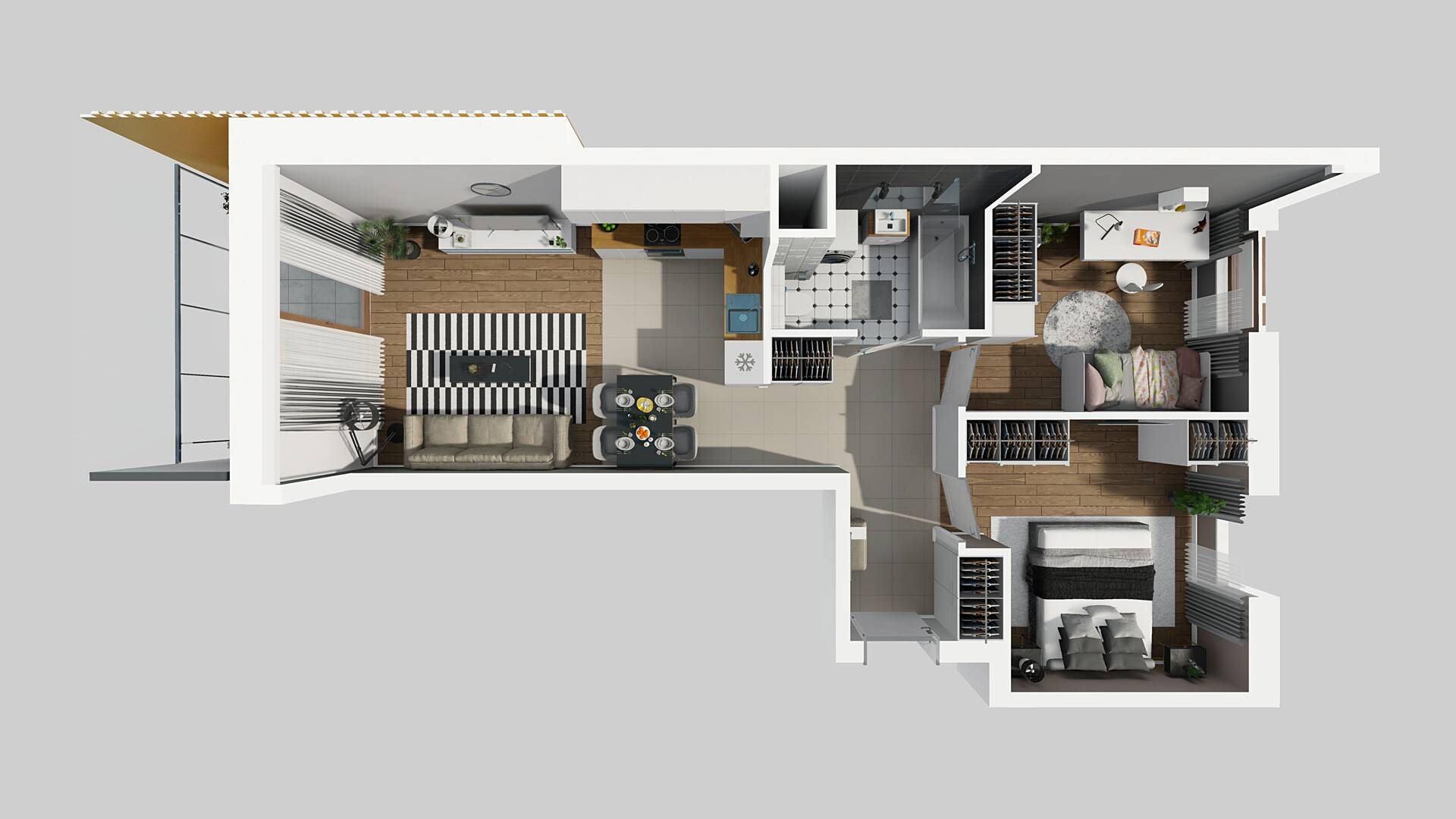 APARTAMENTY LITERACKA - lokal E 130, budynek E
