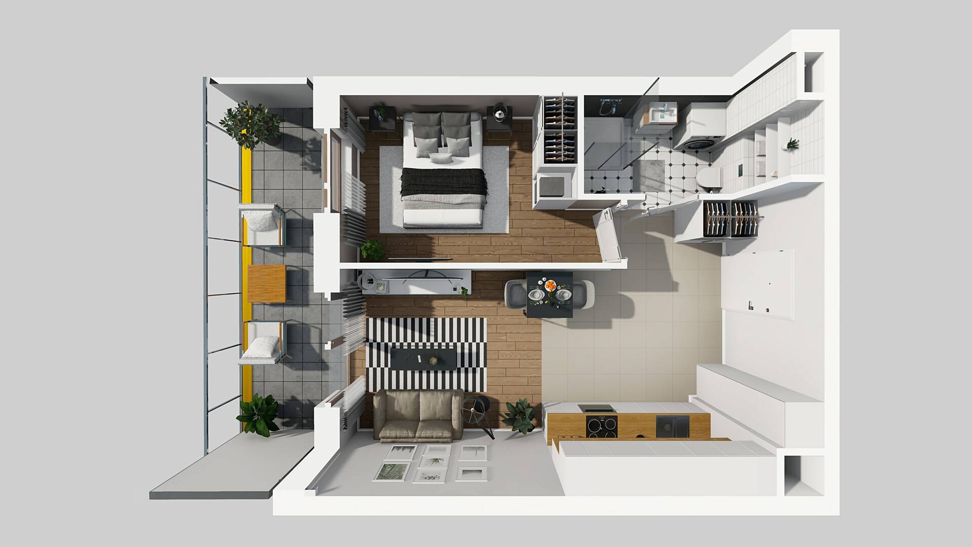 APARTAMENTY LITERACKA - lokal E 145, budynek E