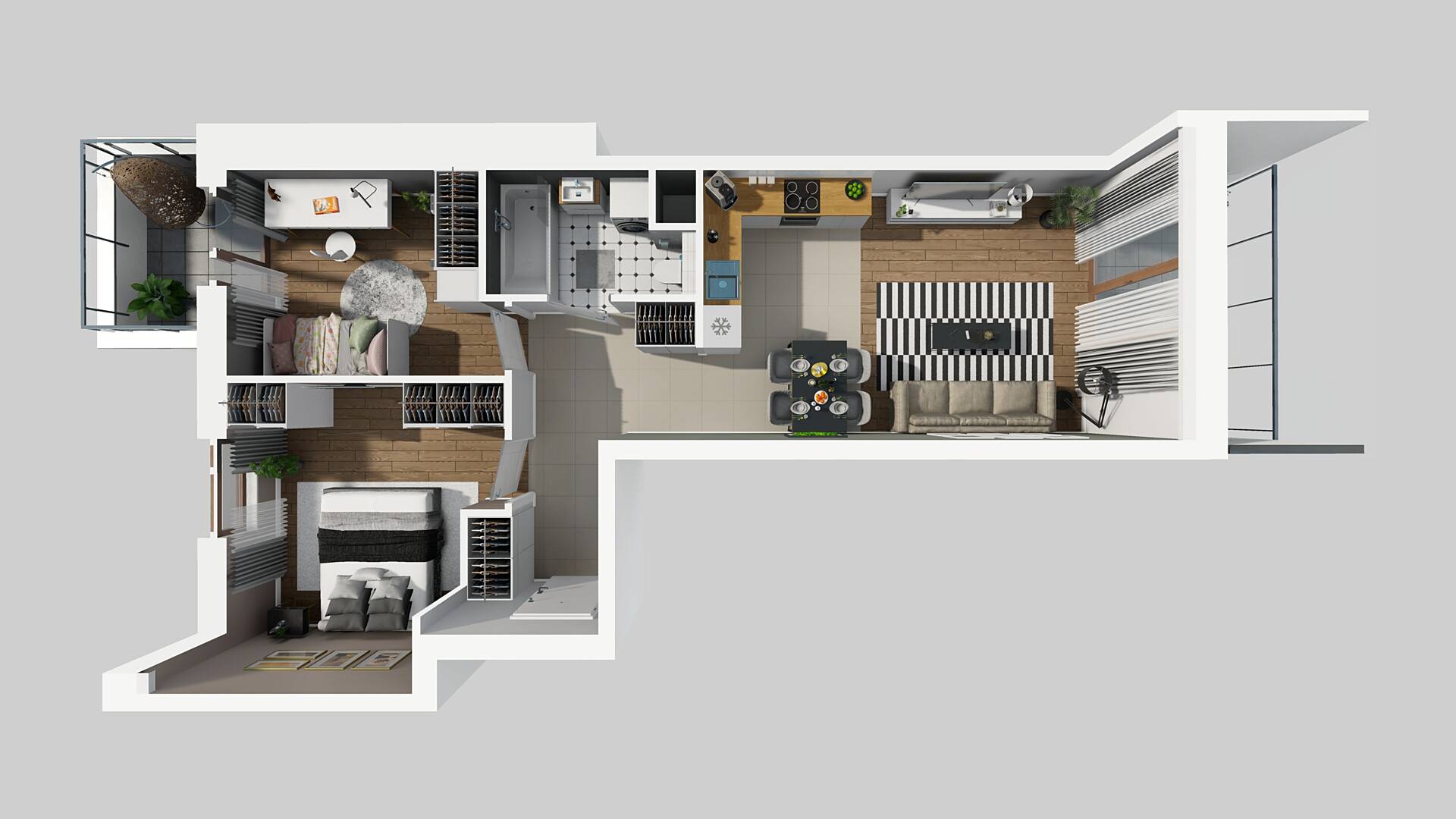 APARTAMENTY LITERACKA - lokal E 155, budynek E