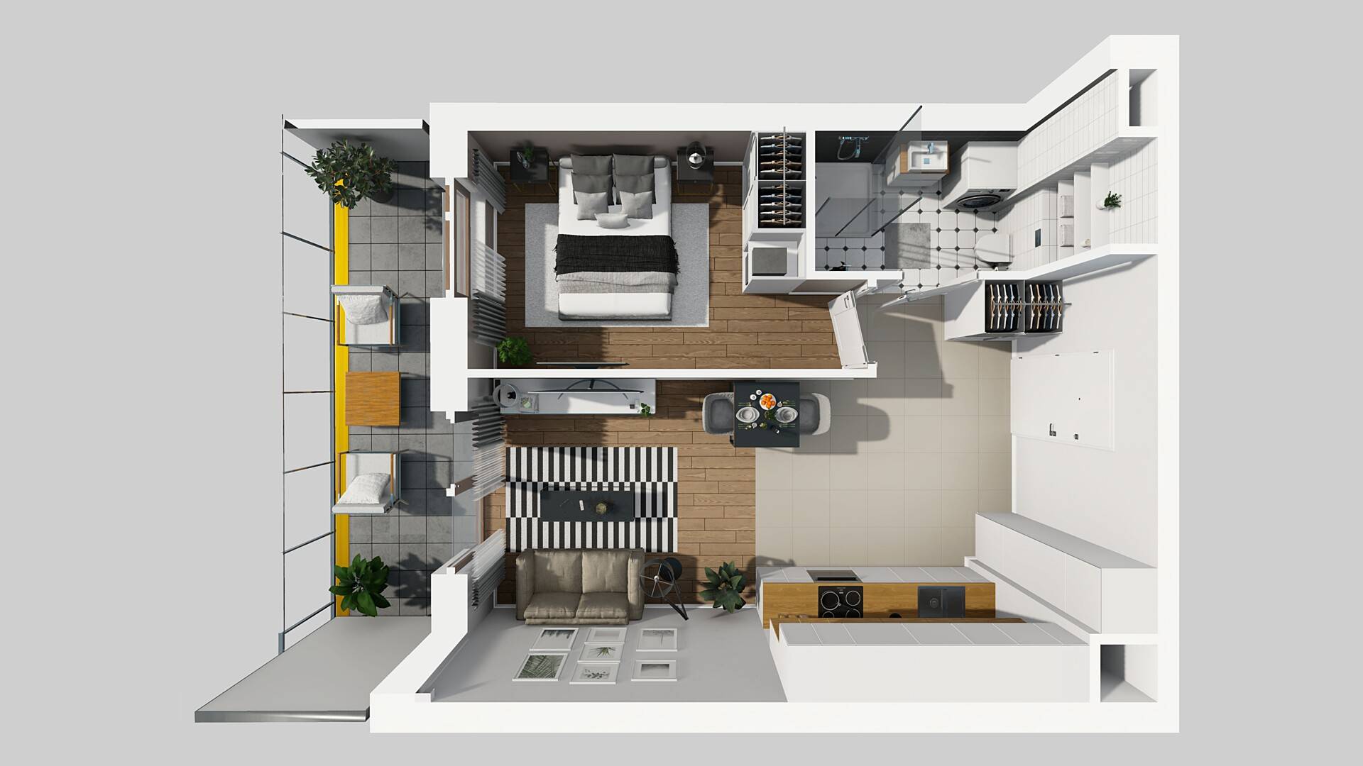 APARTAMENTY LITERACKA - lokal E 169, budynek E