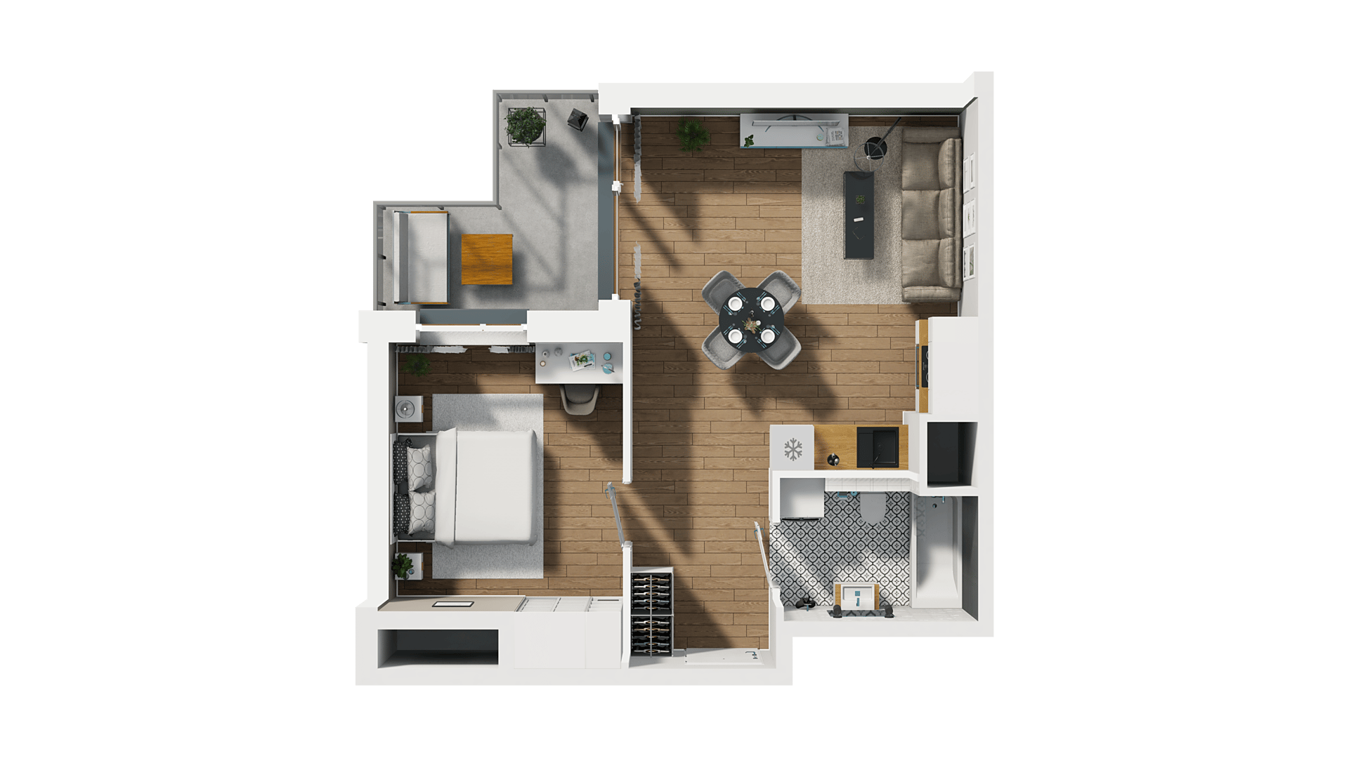 LOCUS 2 – inwestycja Dom Development - lokal B1 46, budynek B1