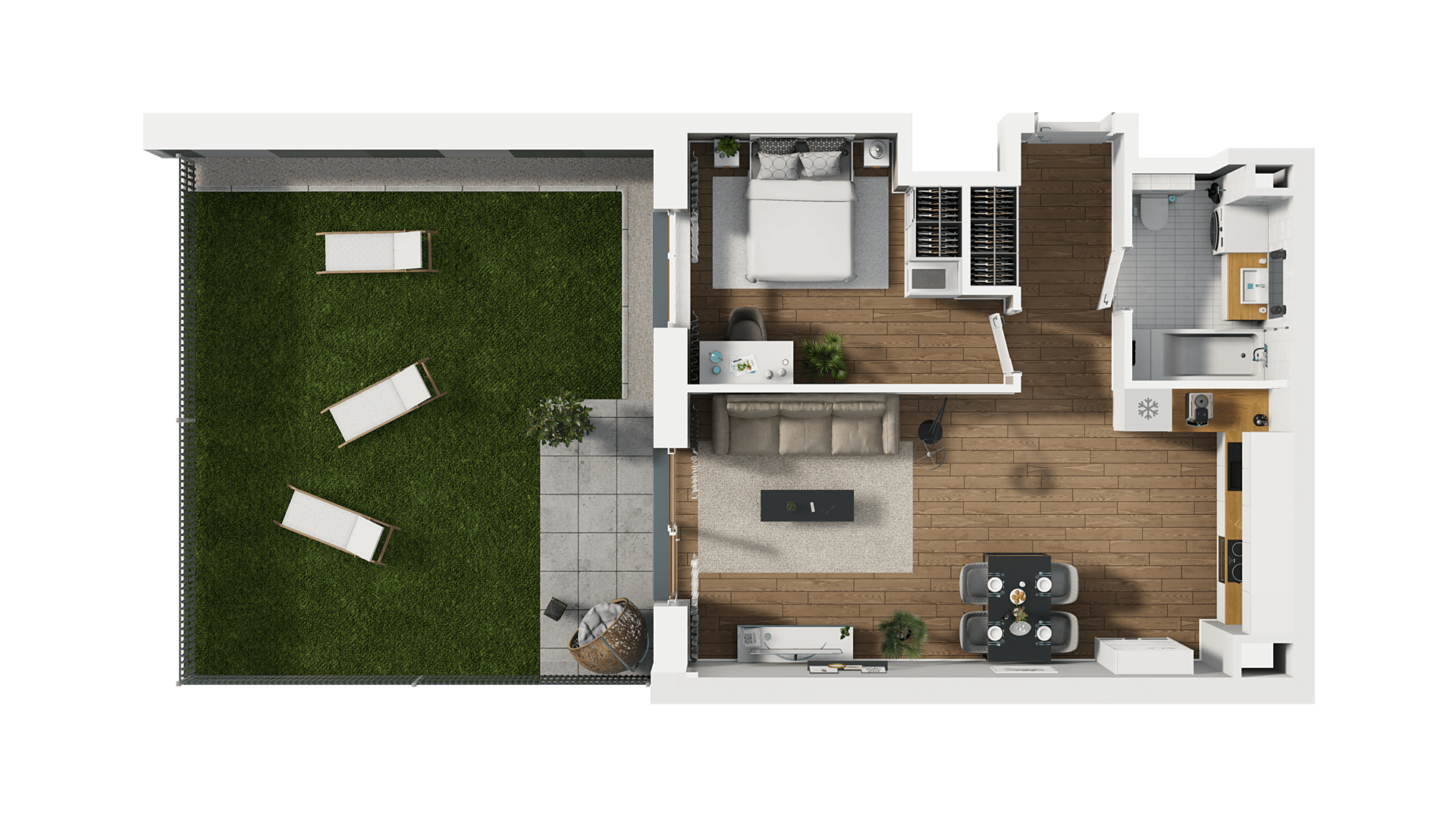 LOCUS 2 – inwestycja Dom Development - lokal B2 4, budynek B2