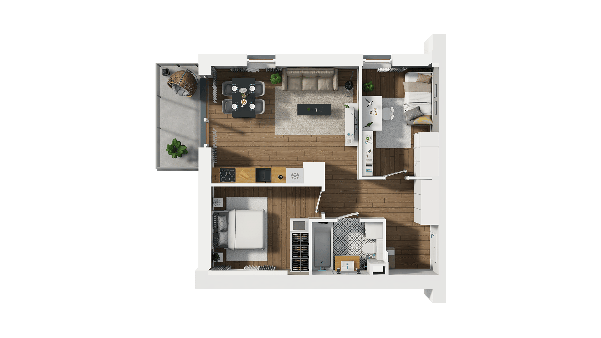 LOCUS 2 – inwestycja Dom Development - lokal B2 12, budynek B2