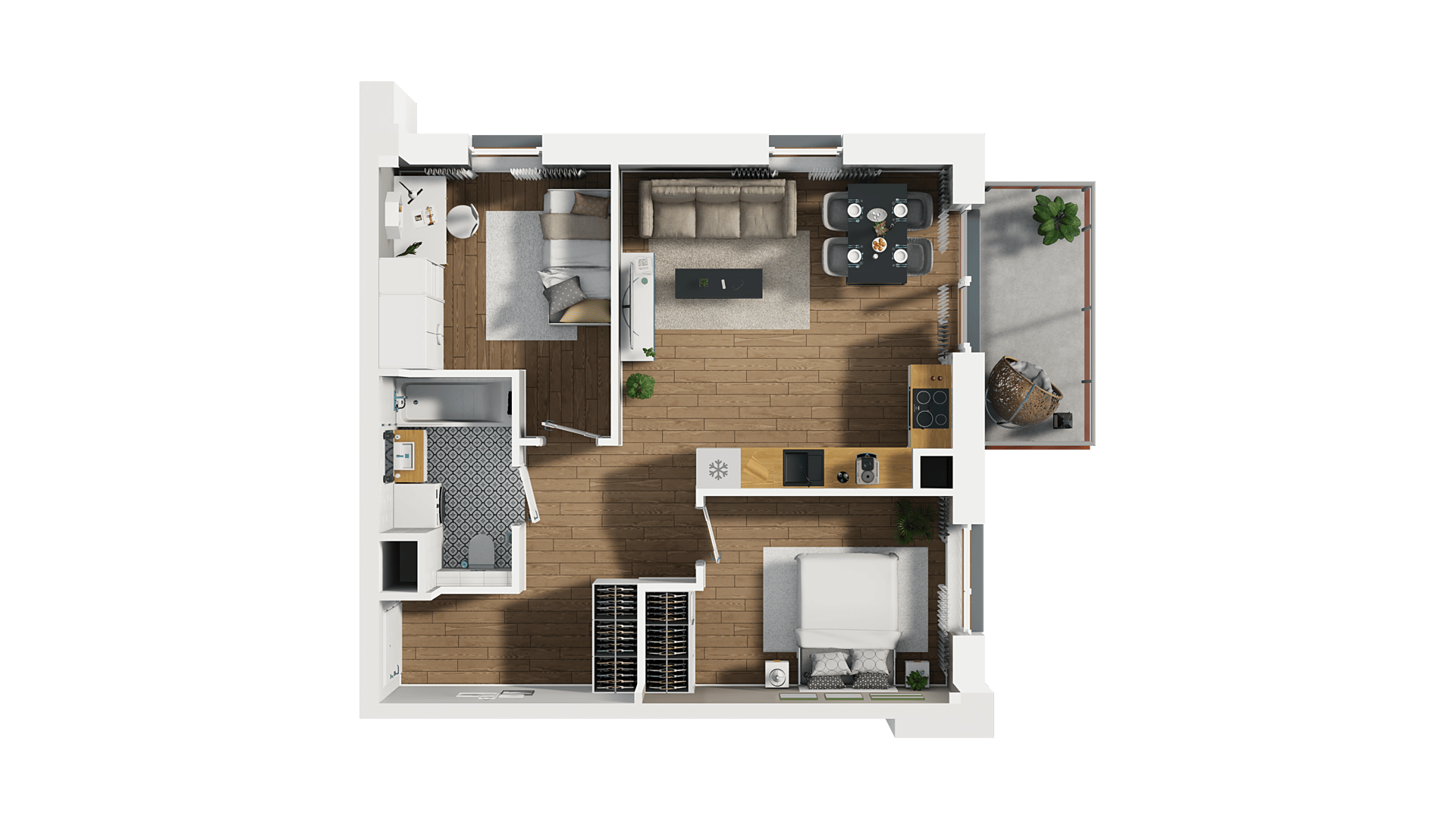 LOCUS 2 – inwestycja Dom Development - lokal B2 47, budynek B2