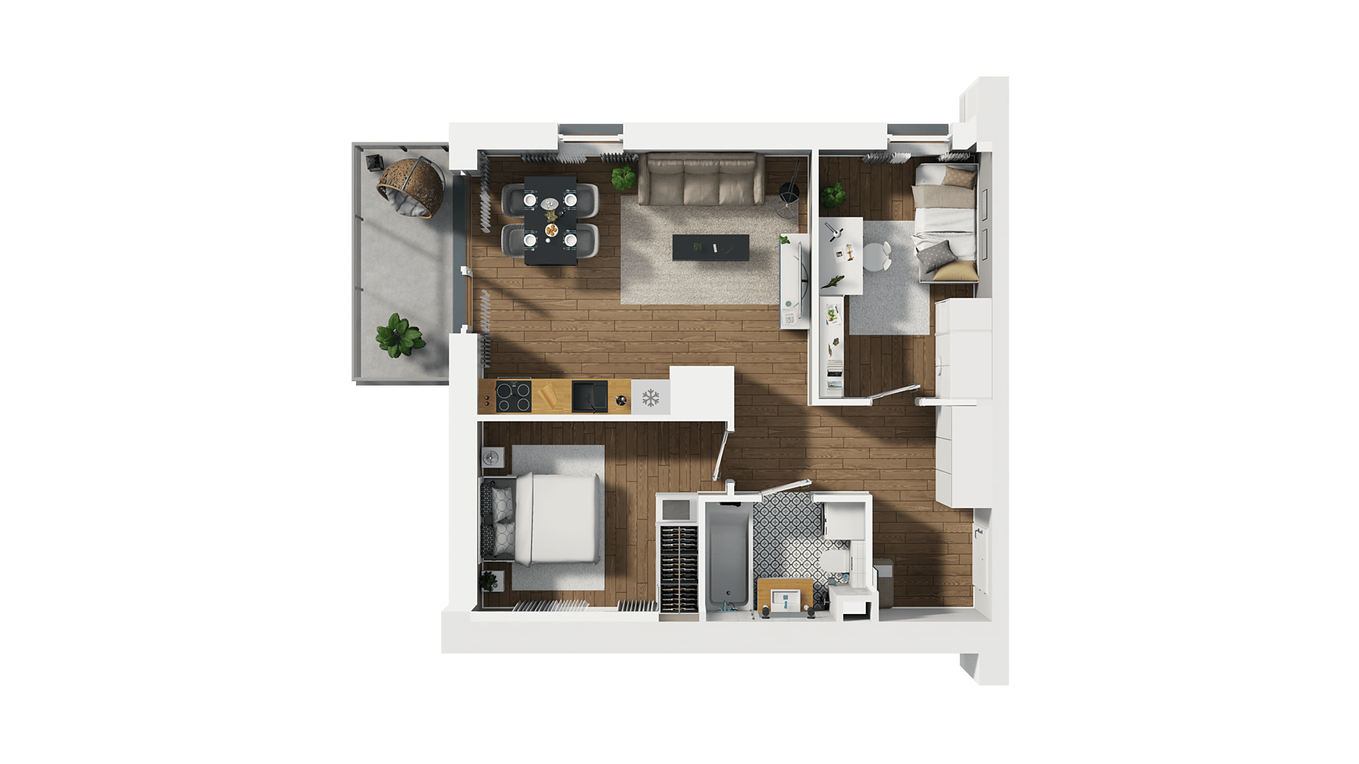 LOCUS 2 – inwestycja Dom Development - lokal B2 52, budynek B2