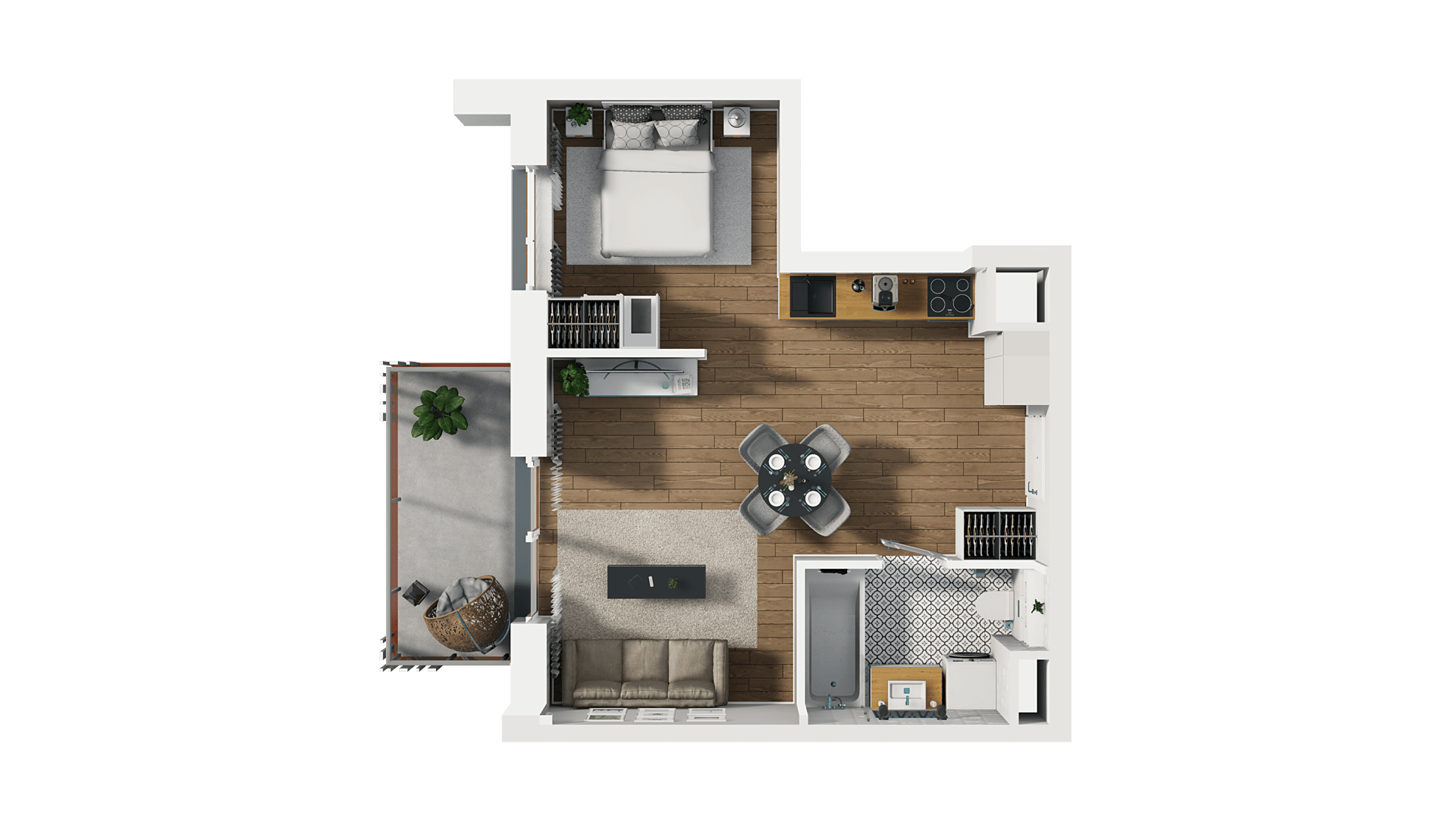 LOCUS 2 – inwestycja Dom Development - lokal B2 54, budynek B2