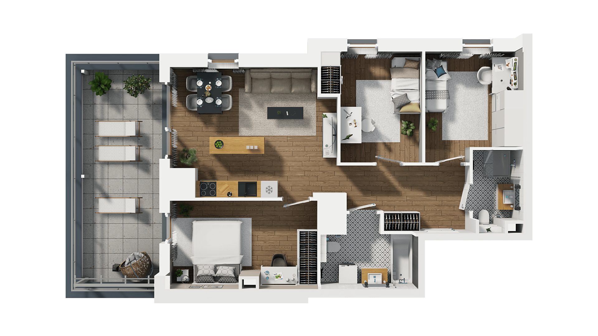 LOCUS 2 – inwestycja Dom Development - lokal B2 61, budynek B2