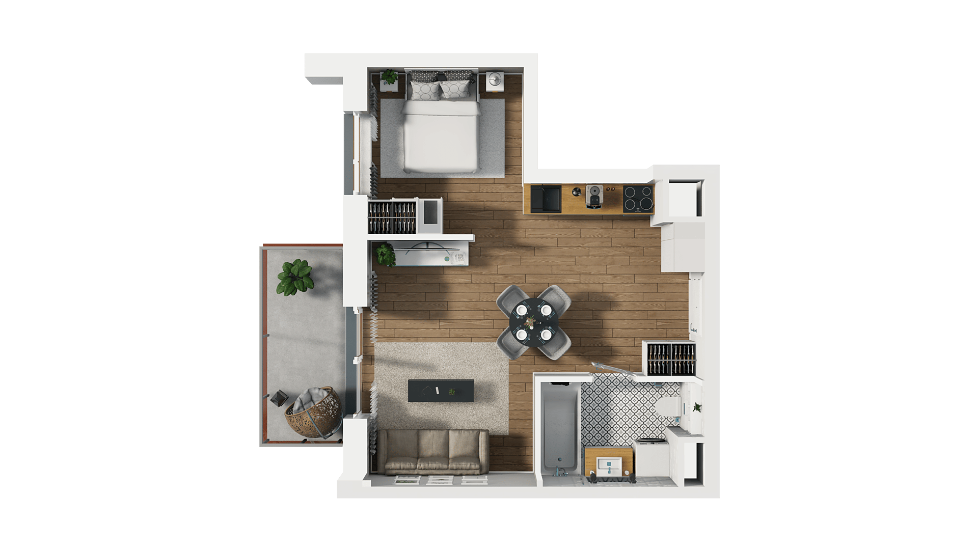 LOCUS 2 – inwestycja Dom Development - lokal B2 62, budynek B2