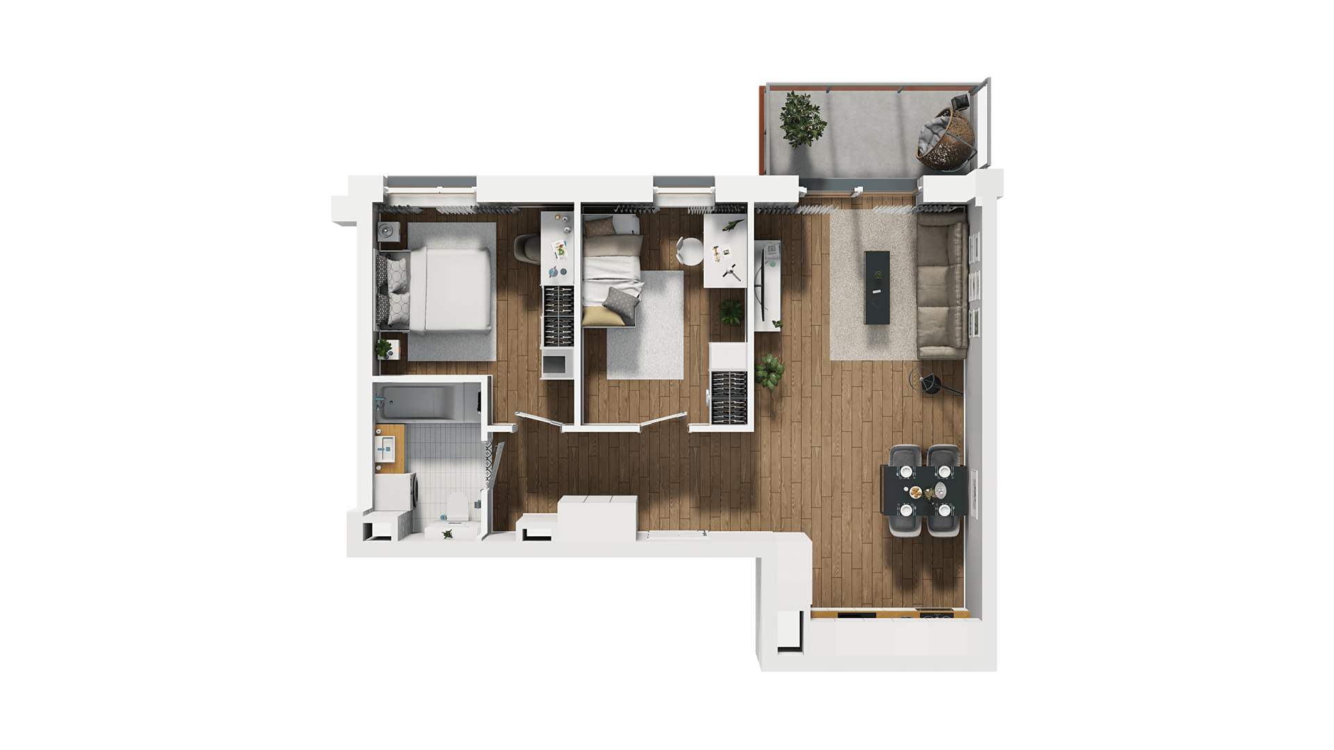 LOCUS 2 – inwestycja Dom Development - lokal B2 69, budynek B2