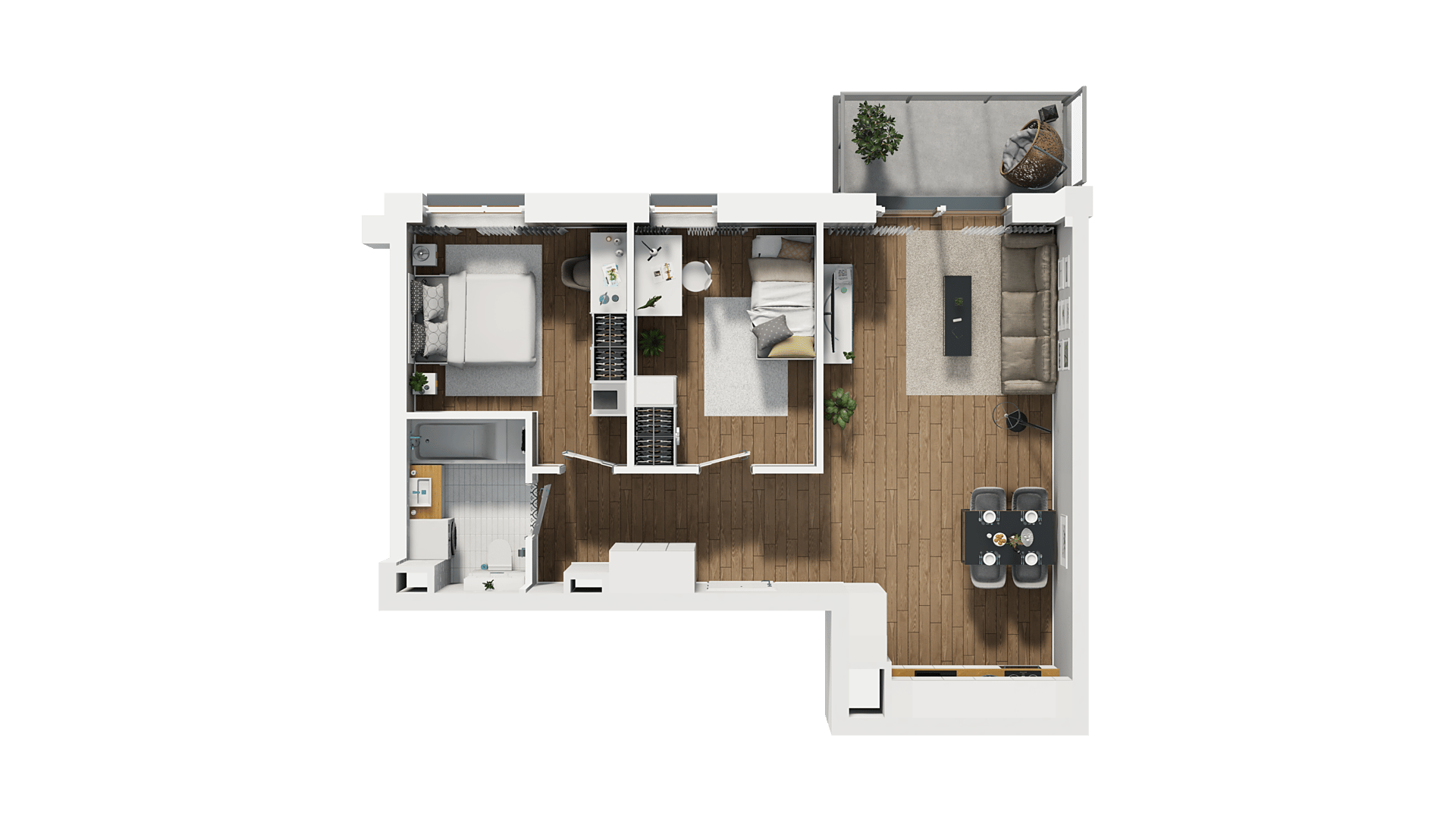 LOCUS 2 – inwestycja Dom Development - lokal B2 93, budynek B2