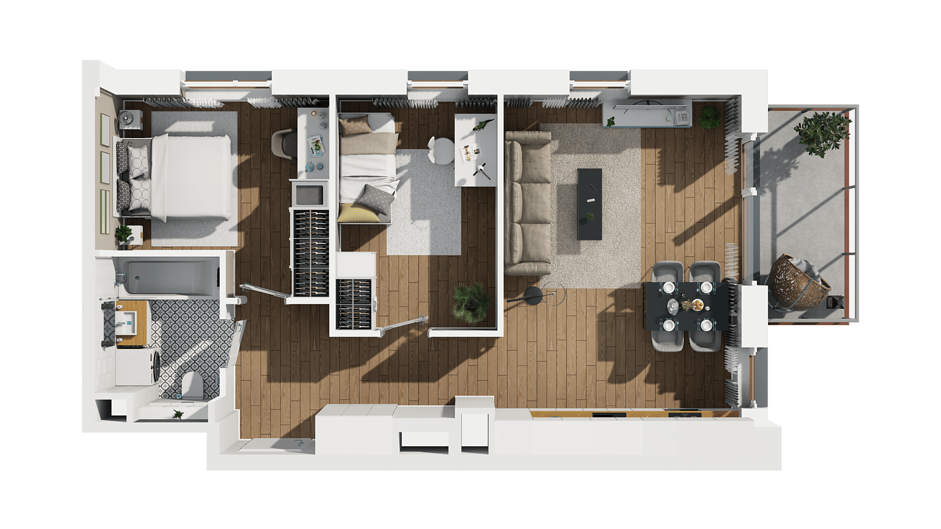 LOCUS 2 – inwestycja Dom Development - lokal B2 84, budynek B2