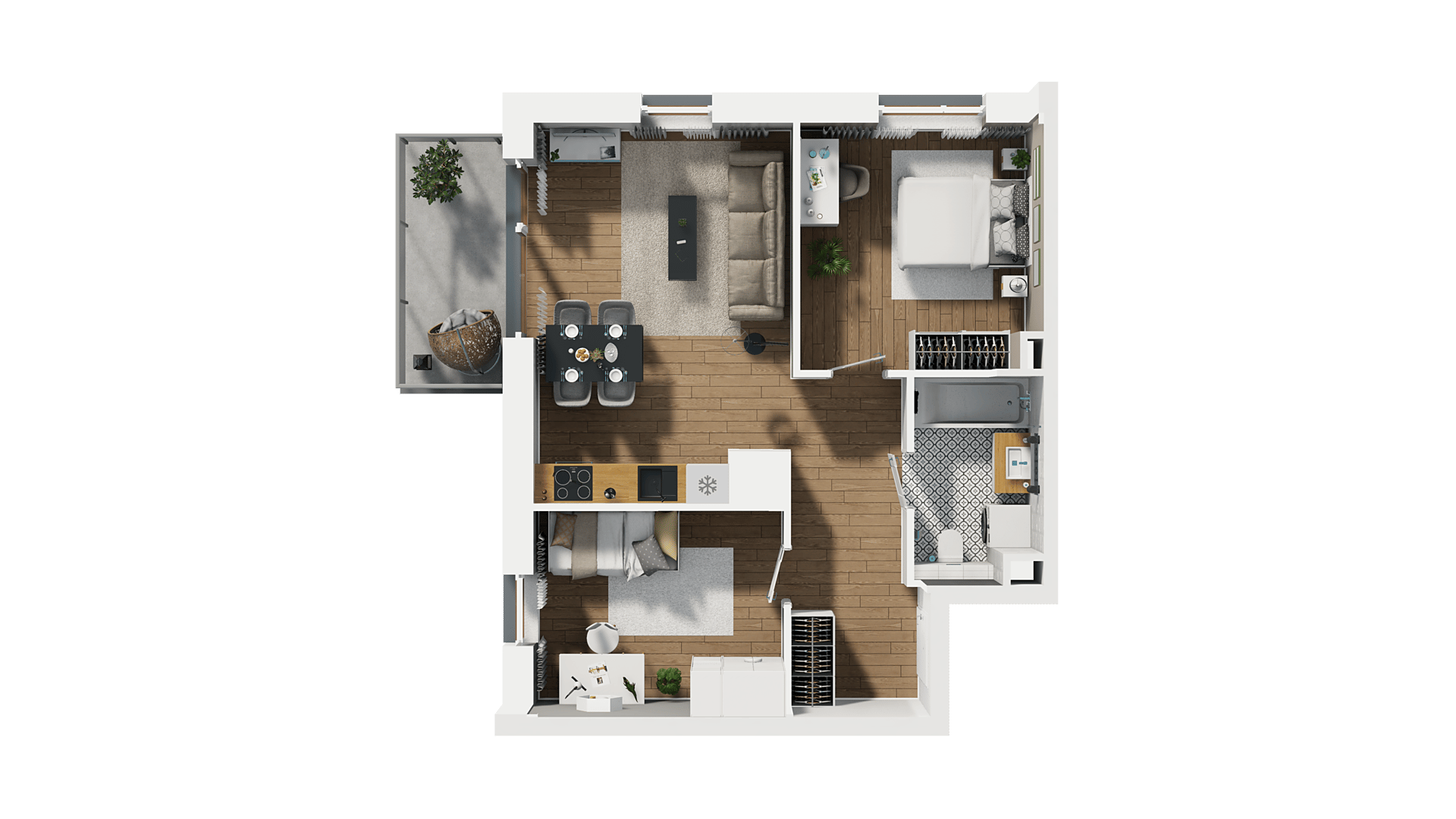 LOCUS 2 – inwestycja Dom Development - lokal B2 97, budynek B2