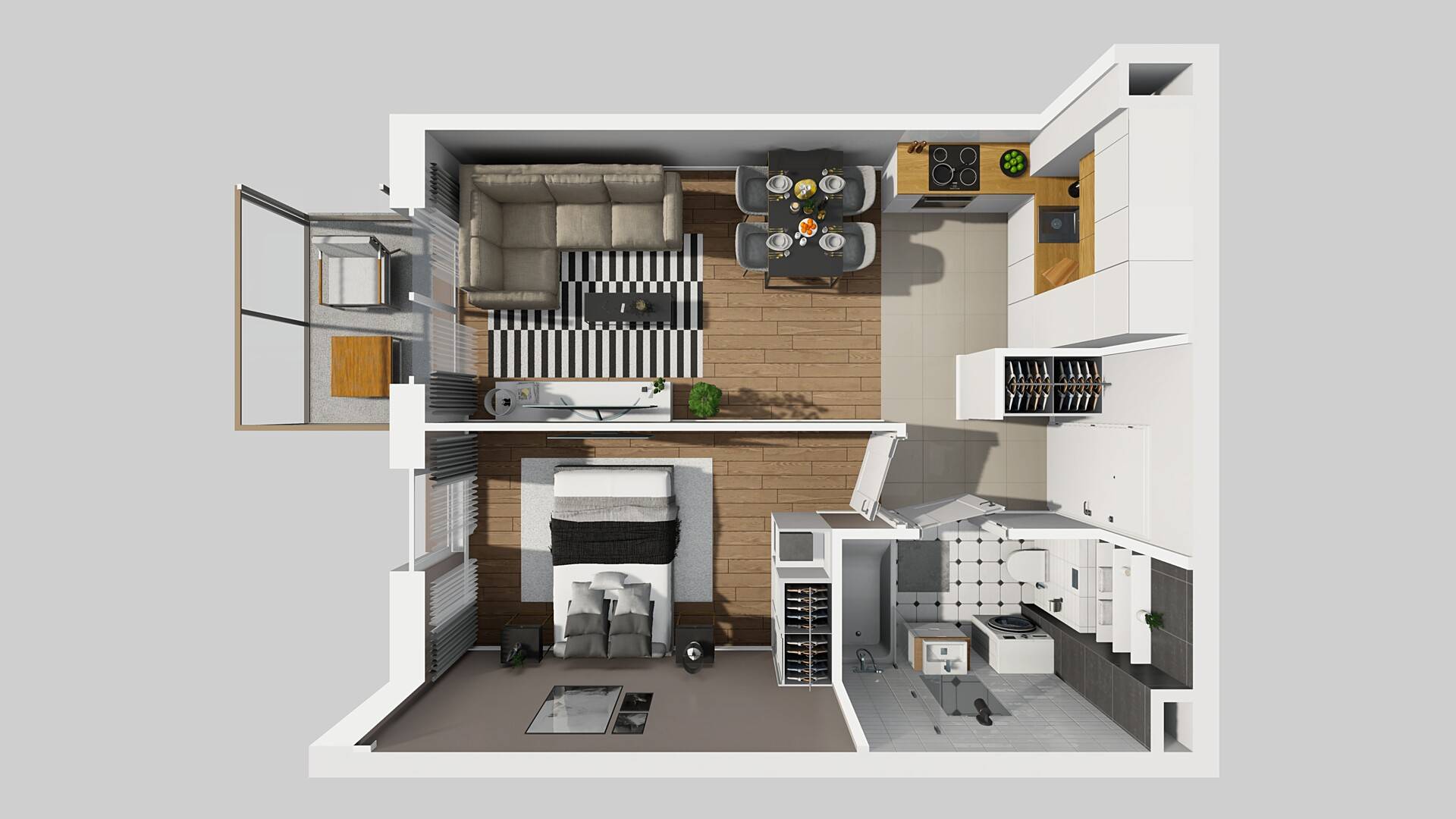 APARTAMENTY KAMIEŃSKIEGO - lokal B 22, budynek B