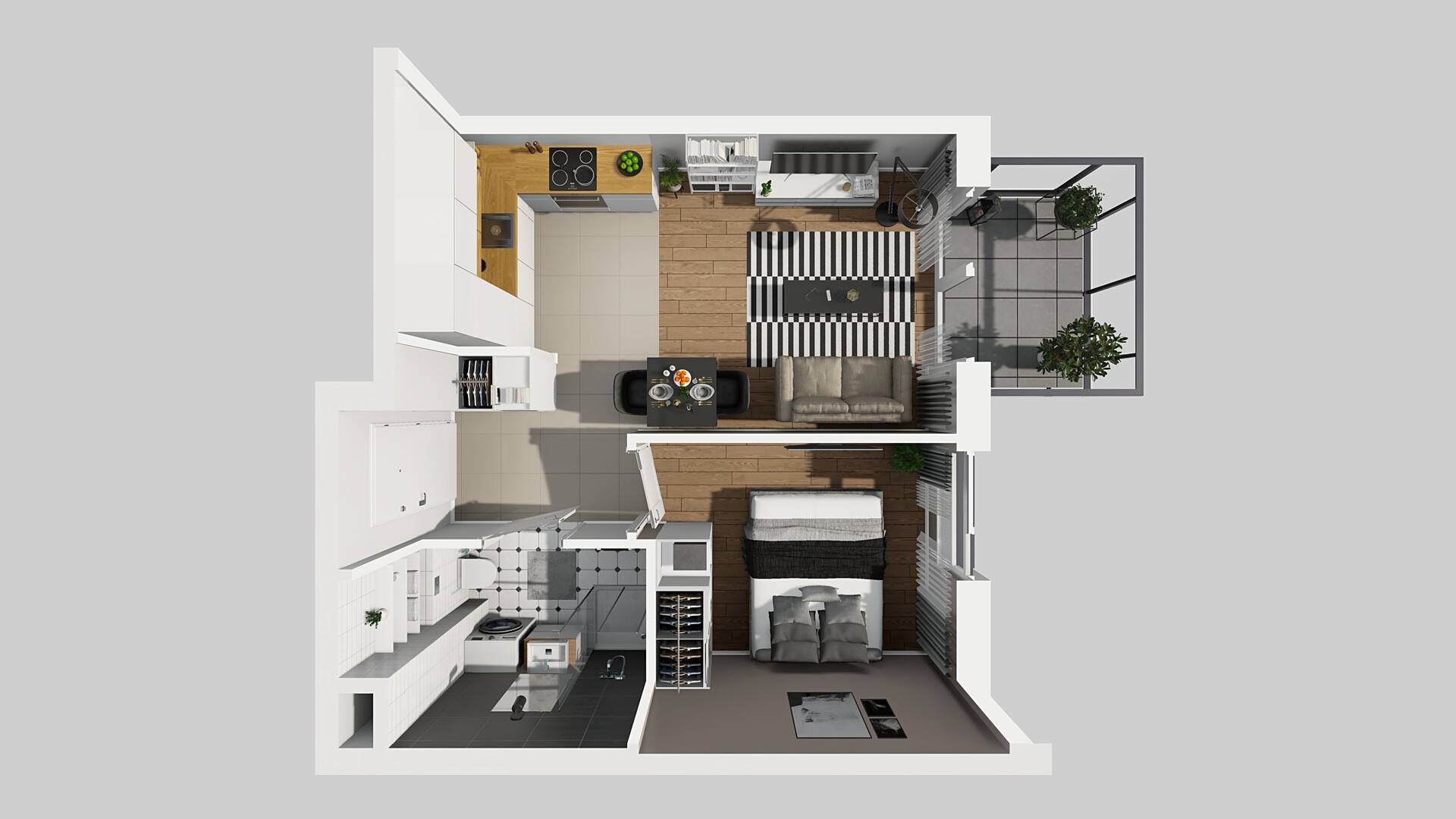 DZIELNICA MIESZKANIOWA METRO ZACHÓD - lokal D 74, budynek D