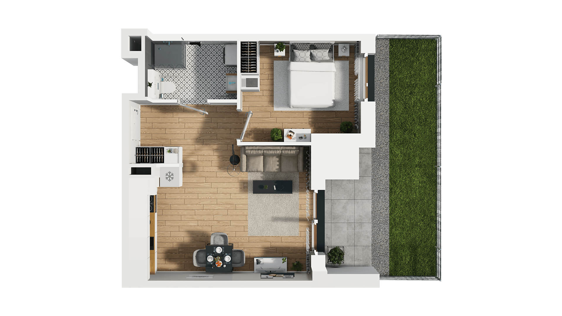 WARSZAWSKA – inwestycja Dom Development - lokal B 23, budynek B