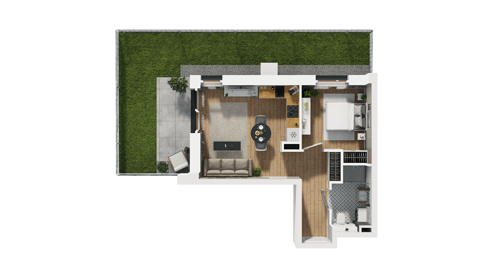WARSZAWSKA – inwestycja Dom Development - lokal B 22, budynek B