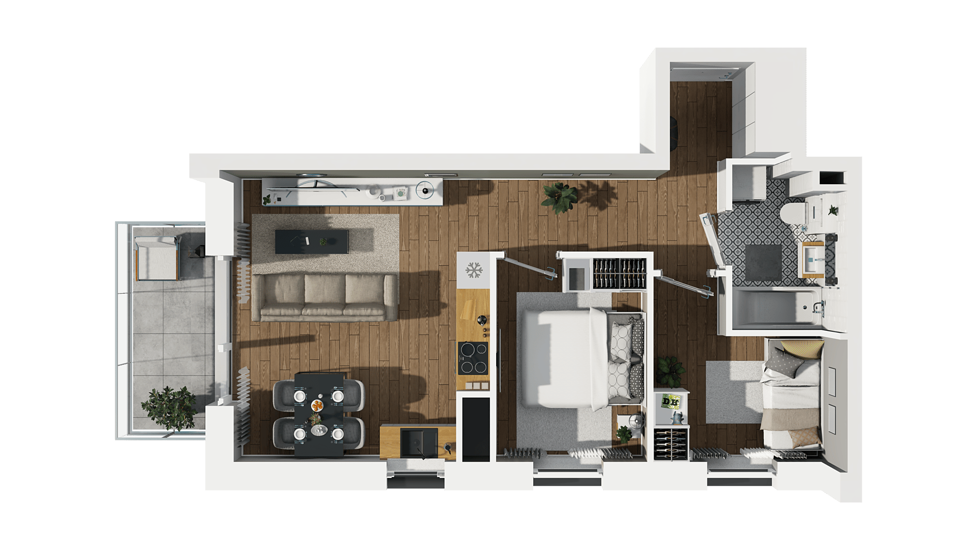 WARSZAWSKA – inwestycja Dom Development - lokal C 43, budynek C