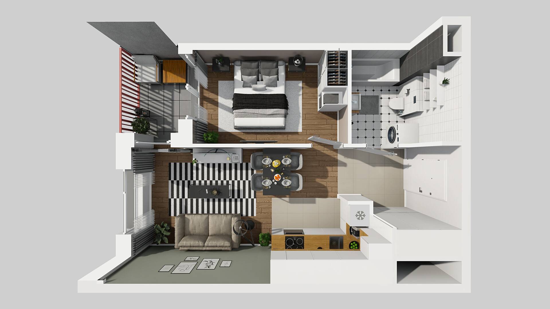 PRZYSTANEK PRĄDNIK – inwestycja Dom Development - lokal D-68, budynek D