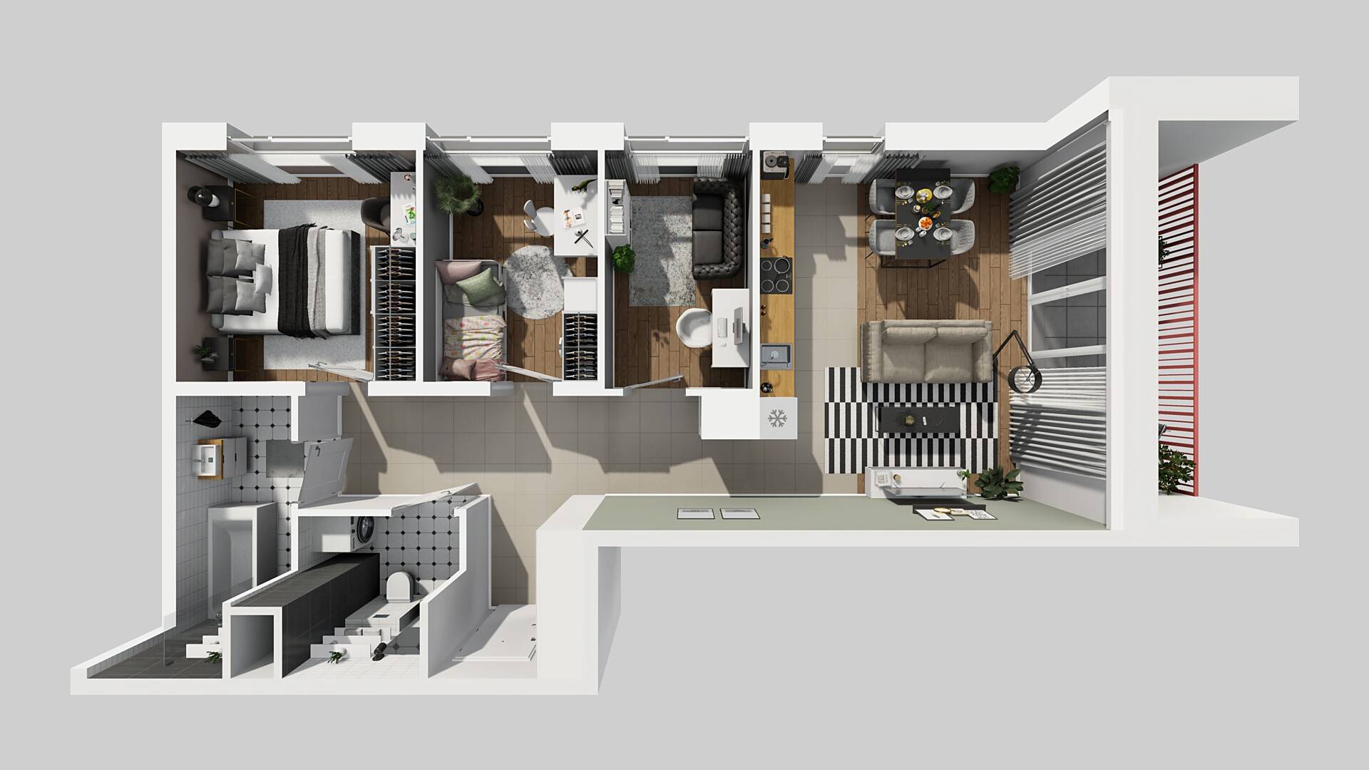 PRZYSTANEK PRĄDNIK – inwestycja Dom Development - lokal D-81, budynek D