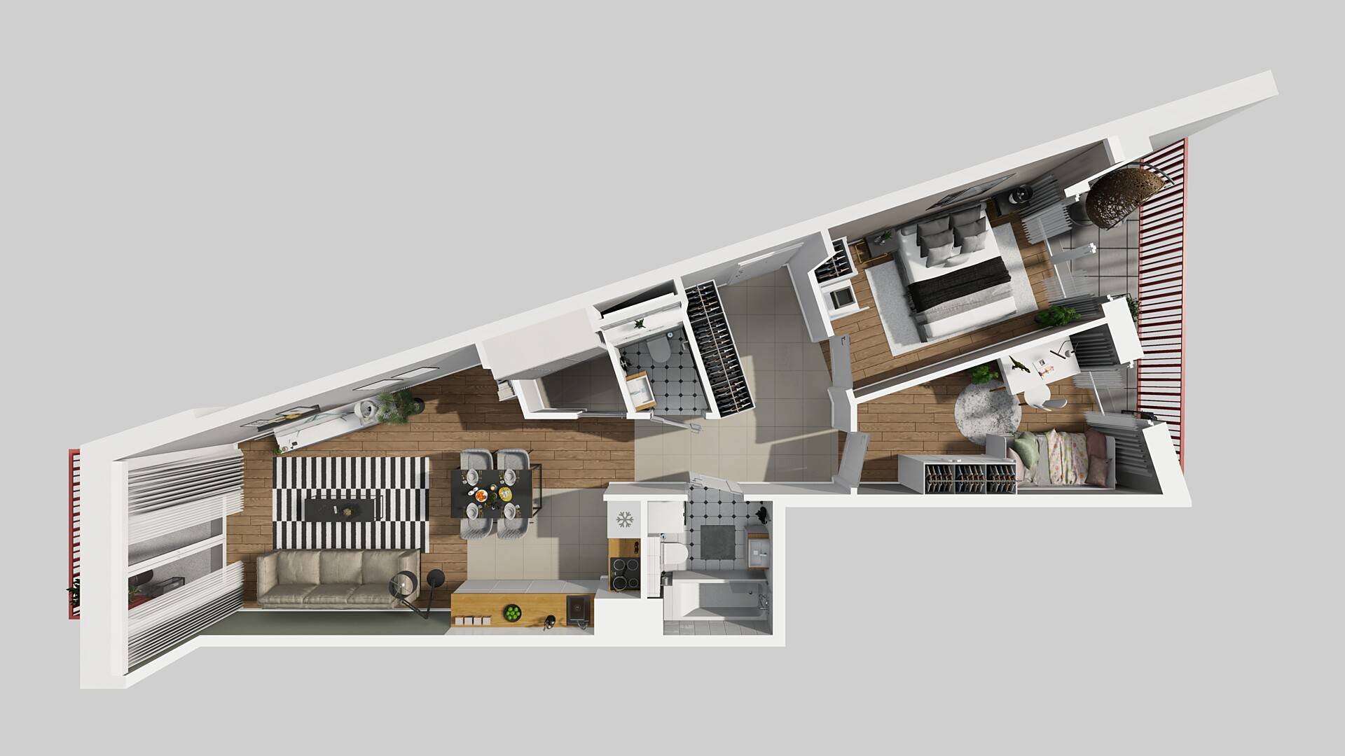 PRZYSTANEK PRĄDNIK – inwestycja Dom Development - lokal D-90, budynek D