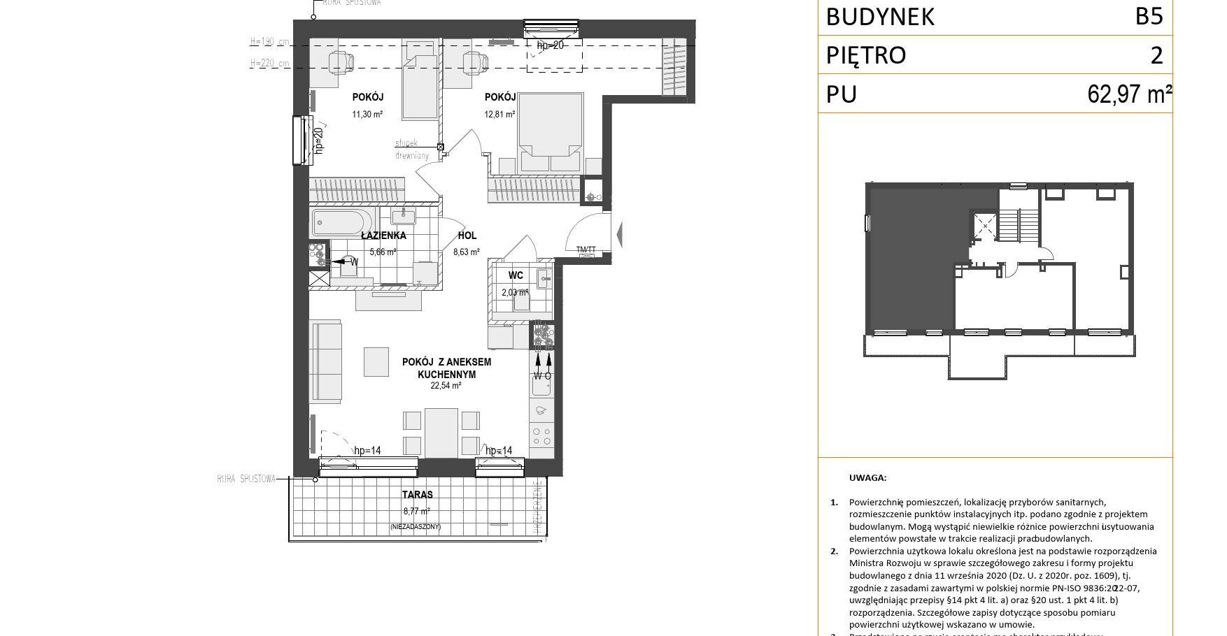 WZGÓRZE MARKOWCA – inwestycja Dom Development - lokal B5 9, budynek B5