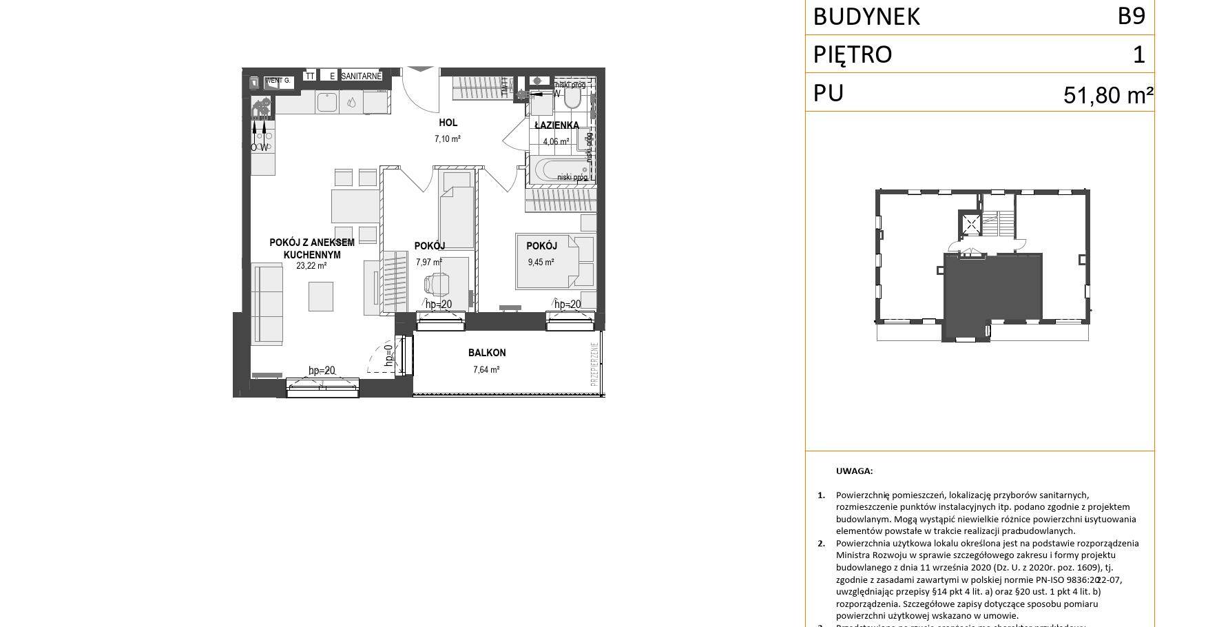 WZGÓRZE MARKOWCA – inwestycja Dom Development - lokal B9 5, budynek B9