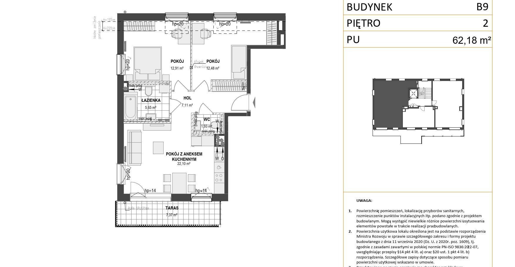 WZGÓRZE MARKOWCA – inwestycja Dom Development - lokal B9 9, budynek B9