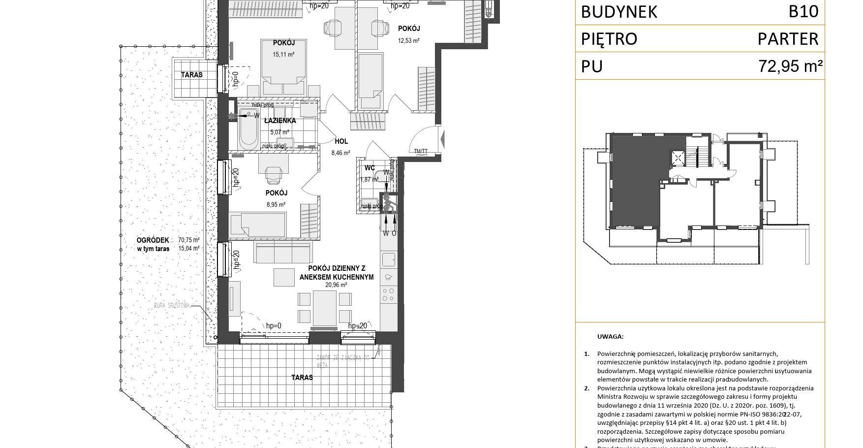 WZGÓRZE MARKOWCA – inwestycja Dom Development - lokal B10 3, budynek B10