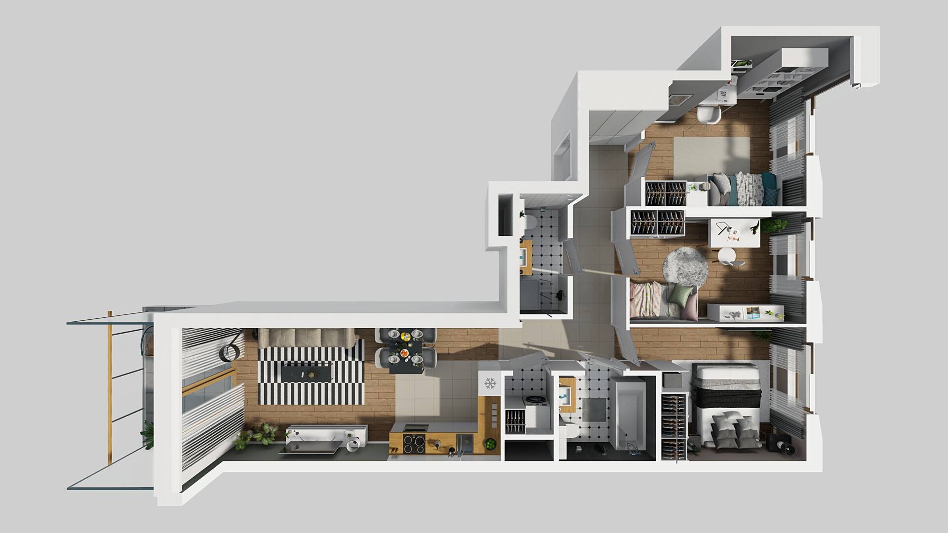 APARTAMENTY METRO WILANOWSKA - lokal A 125, budynek A