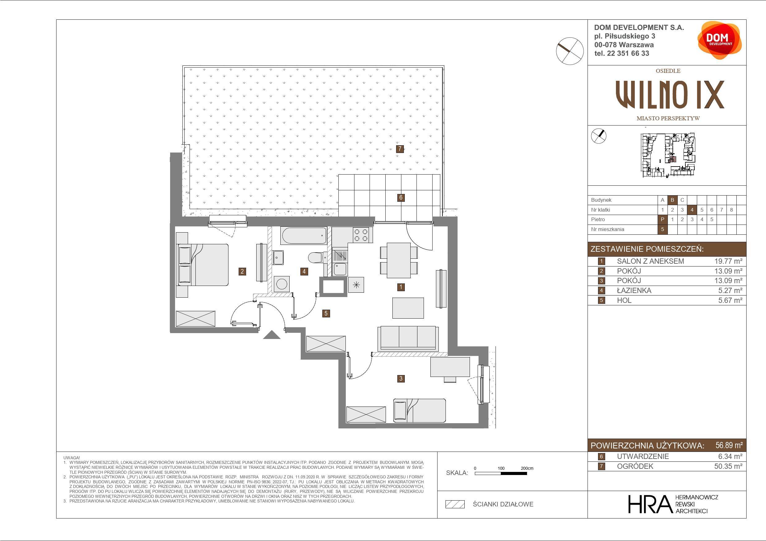 OSIEDLE WILNO – inwestycja Dom Development - lokal B 5, budynek B