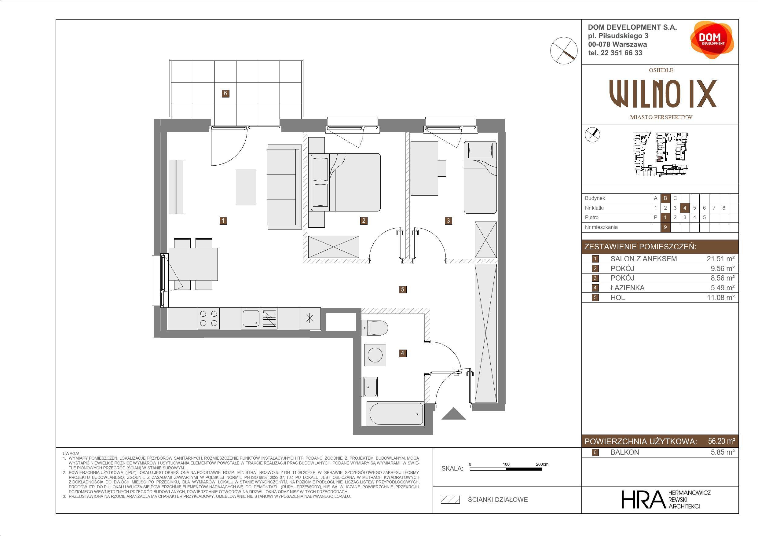 OSIEDLE WILNO – inwestycja Dom Development - lokal B 9, budynek B