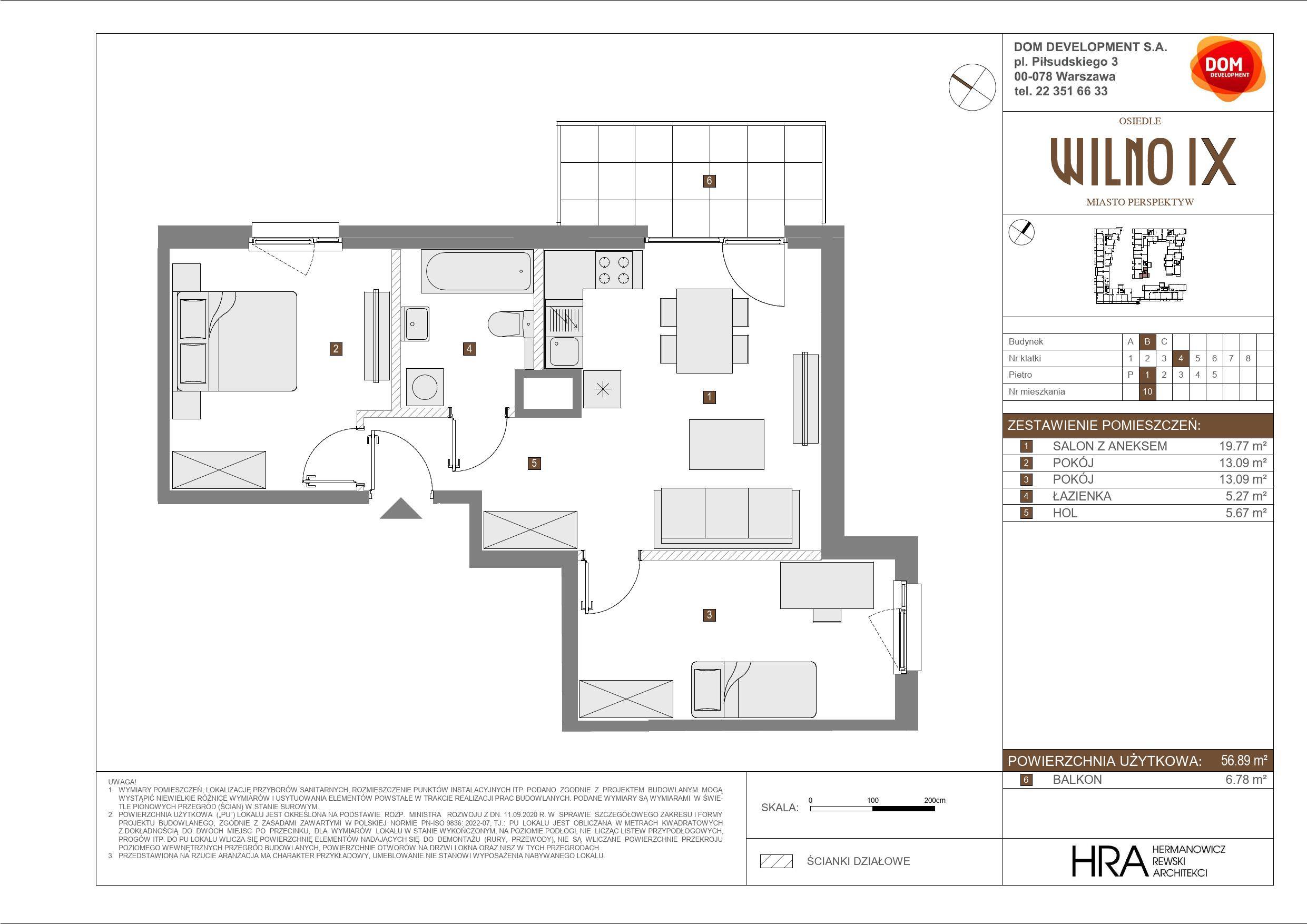 OSIEDLE WILNO – inwestycja Dom Development - lokal B 10, budynek B