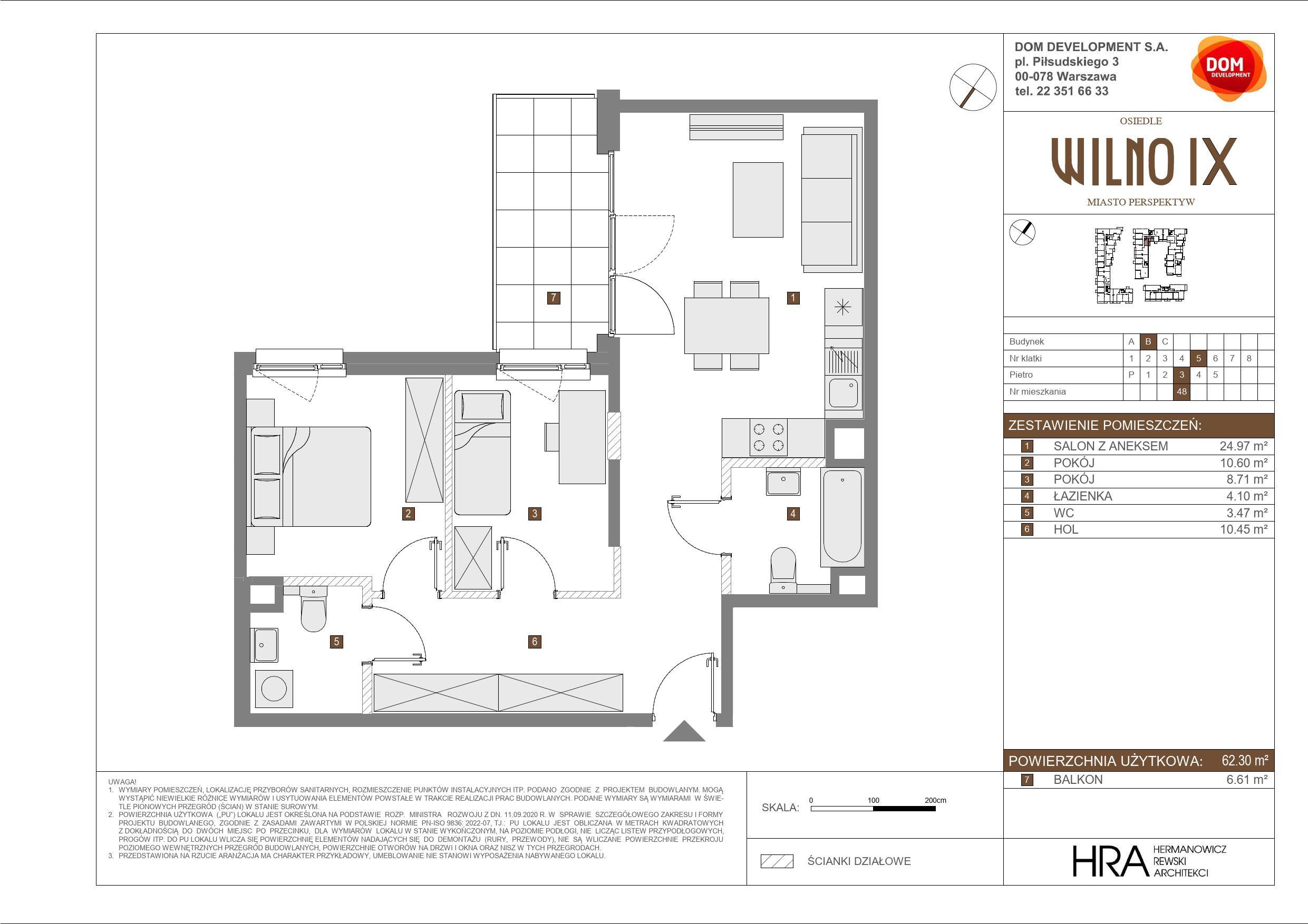 OSIEDLE WILNO – inwestycja Dom Development - lokal B 48, budynek B