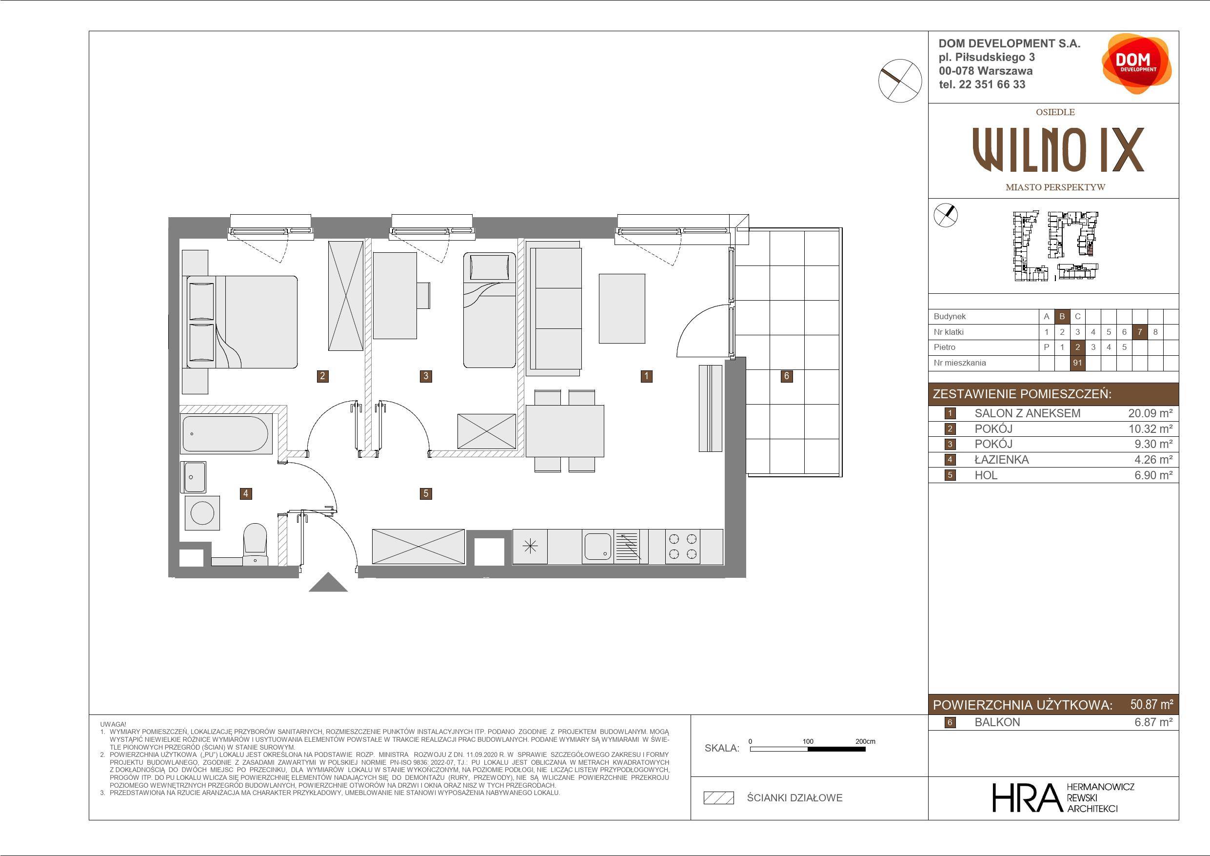 OSIEDLE WILNO – inwestycja Dom Development - lokal B 91, budynek B