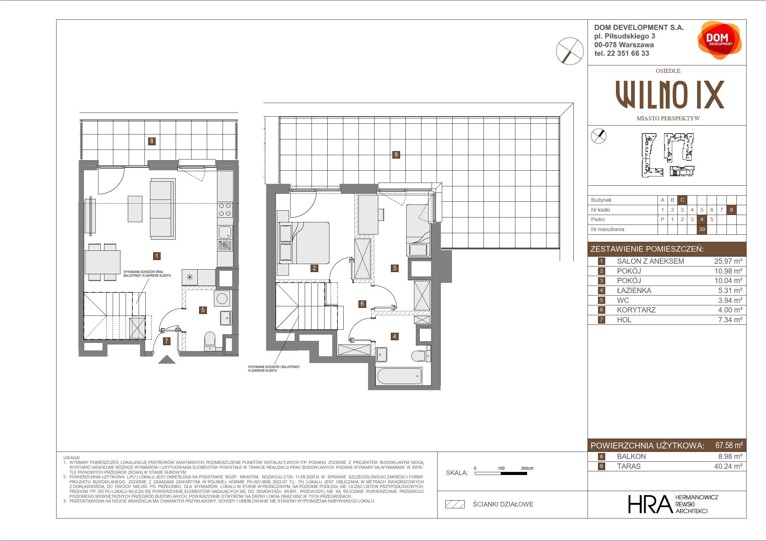 OSIEDLE WILNO – inwestycja Dom Development - lokal C 39, budynek C