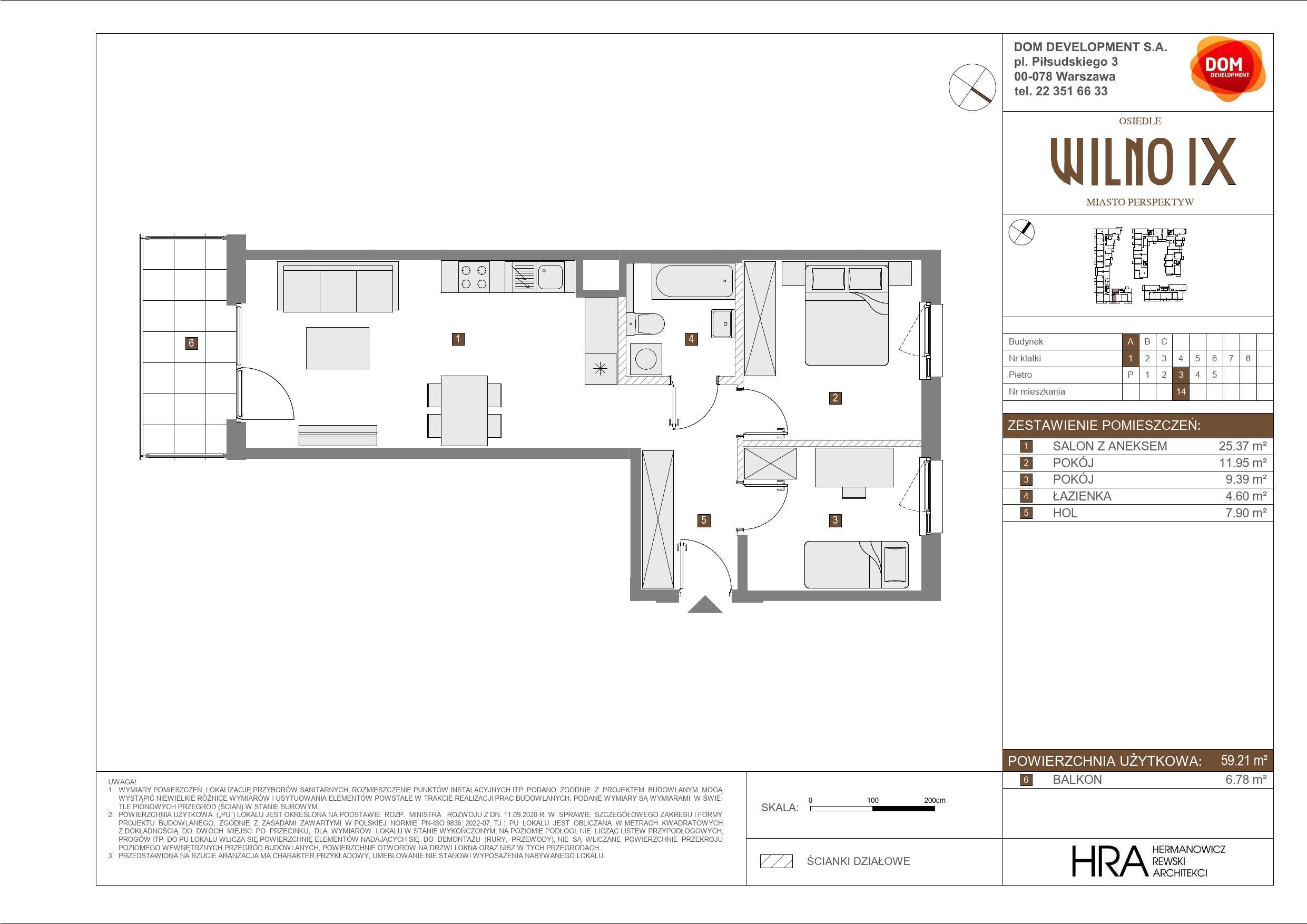 OSIEDLE WILNO – inwestycja Dom Development - lokal A 14, budynek A