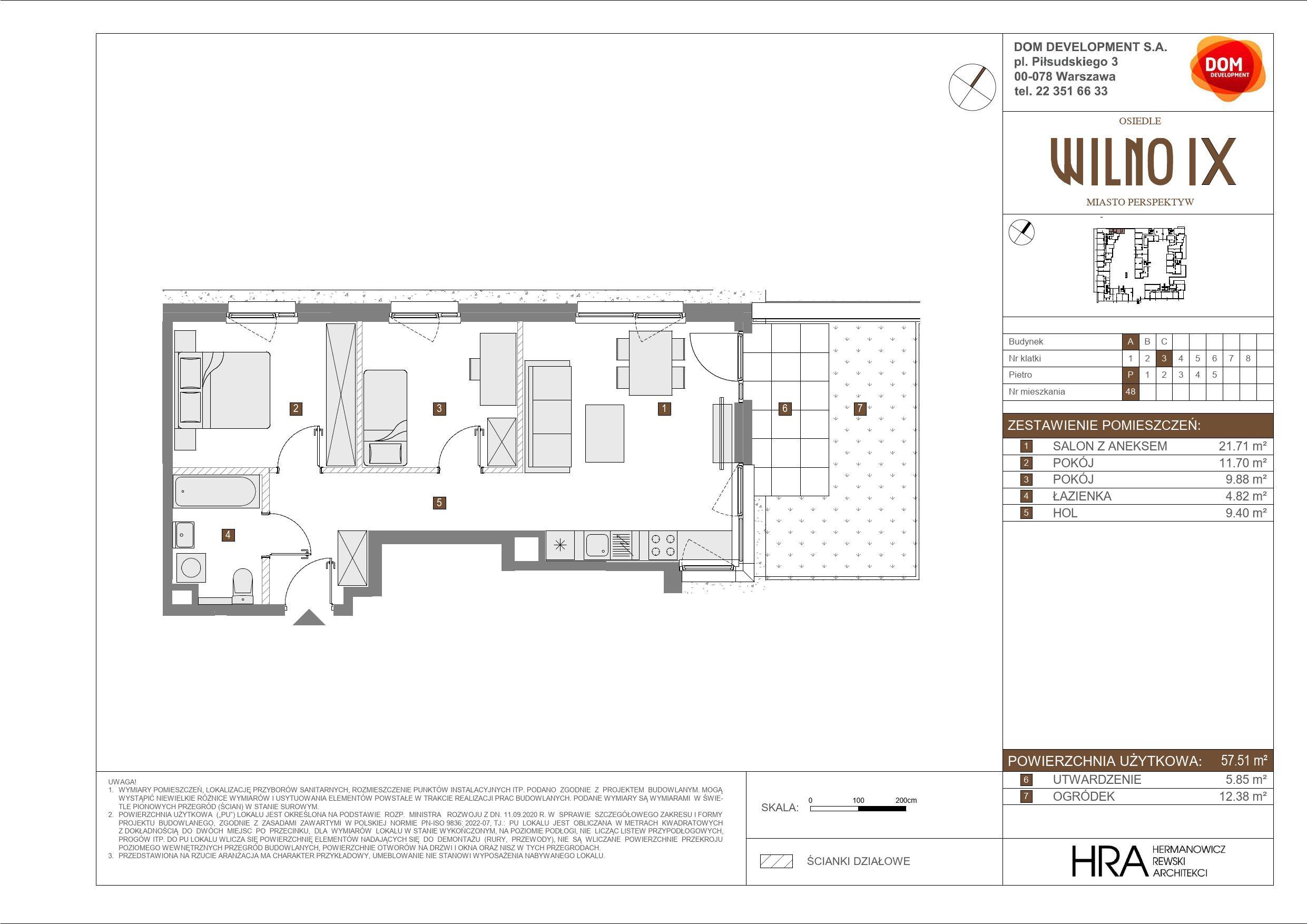 OSIEDLE WILNO – inwestycja Dom Development - lokal A 48, budynek A