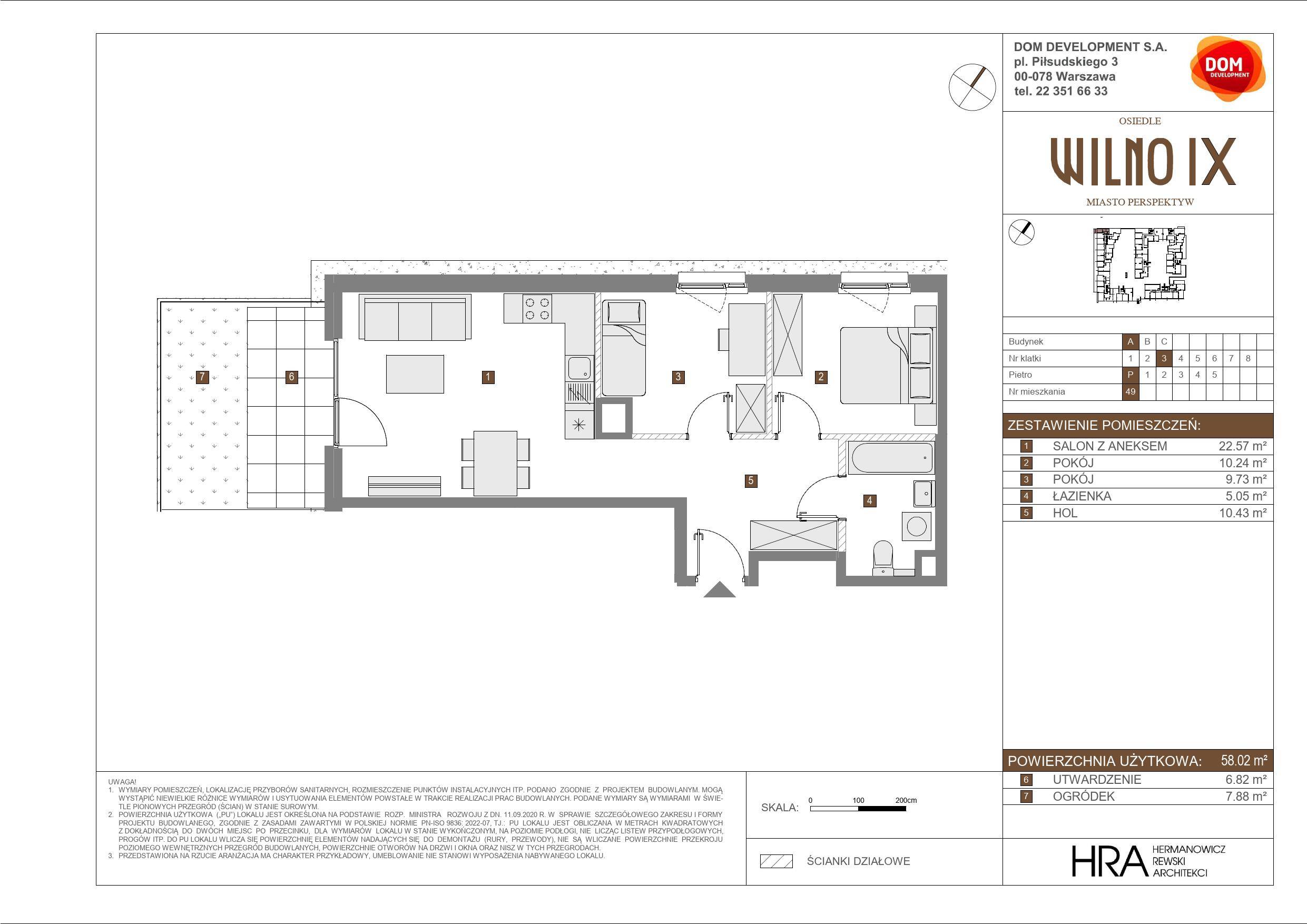 OSIEDLE WILNO – inwestycja Dom Development - lokal A 49, budynek A