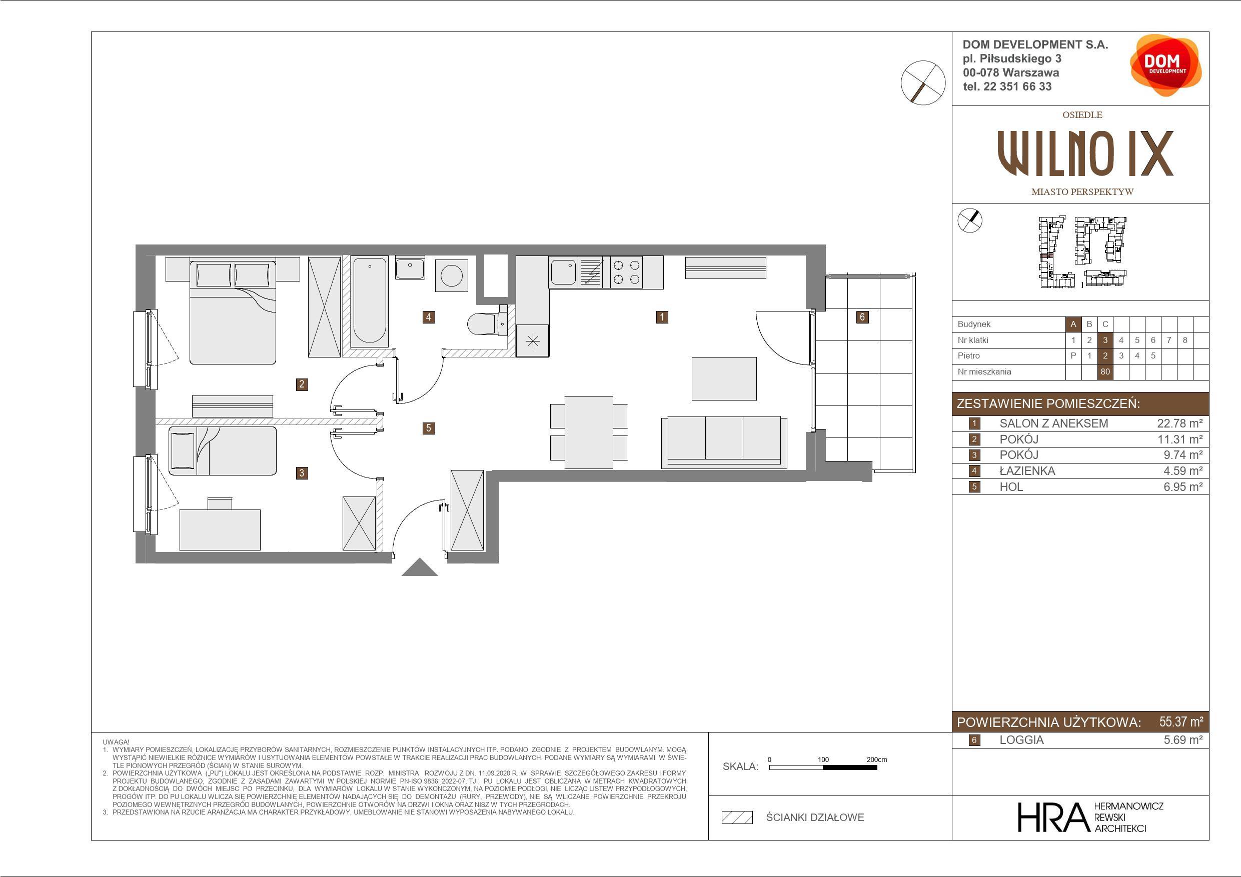 OSIEDLE WILNO – inwestycja Dom Development - lokal A 80, budynek A