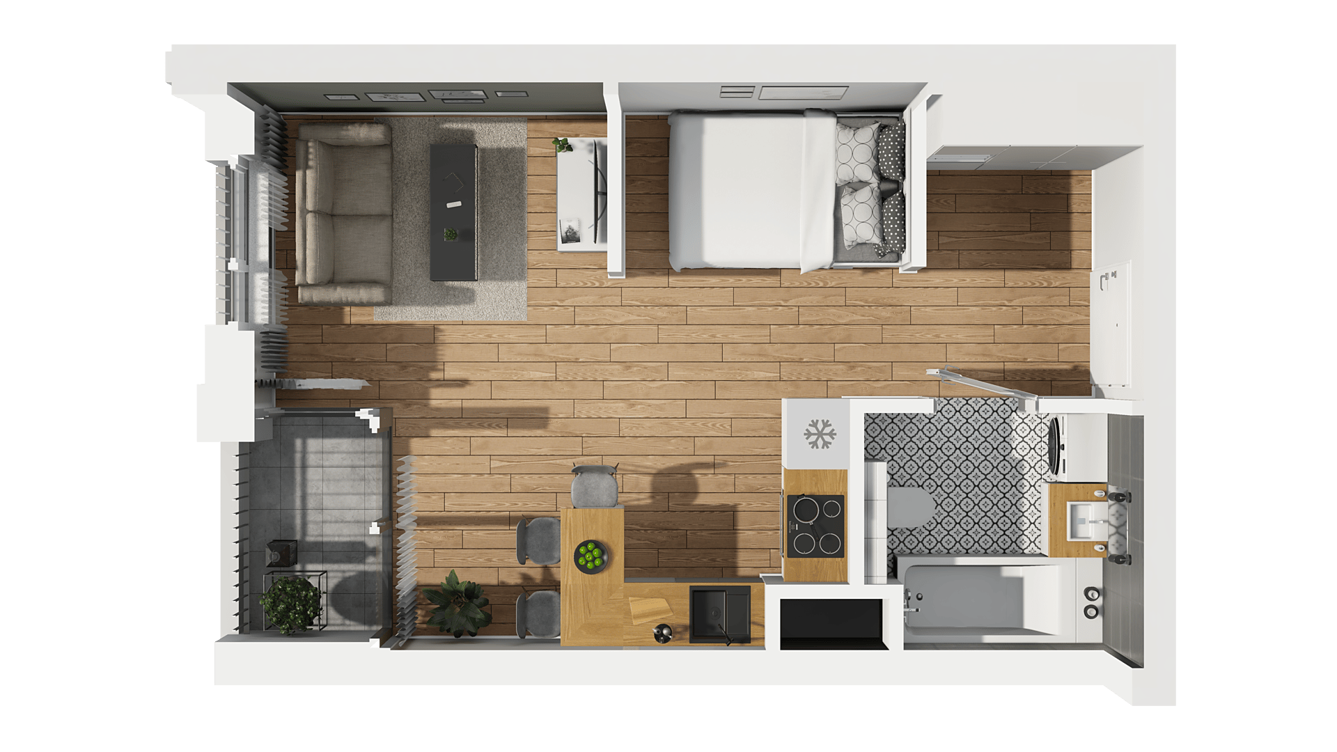 DOKI – inwestycja Dom Development - lokal G 203, budynek G