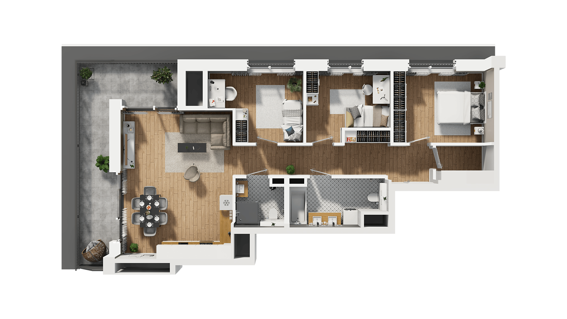 DOKI – inwestycja Dom Development - lokal G 222, budynek G