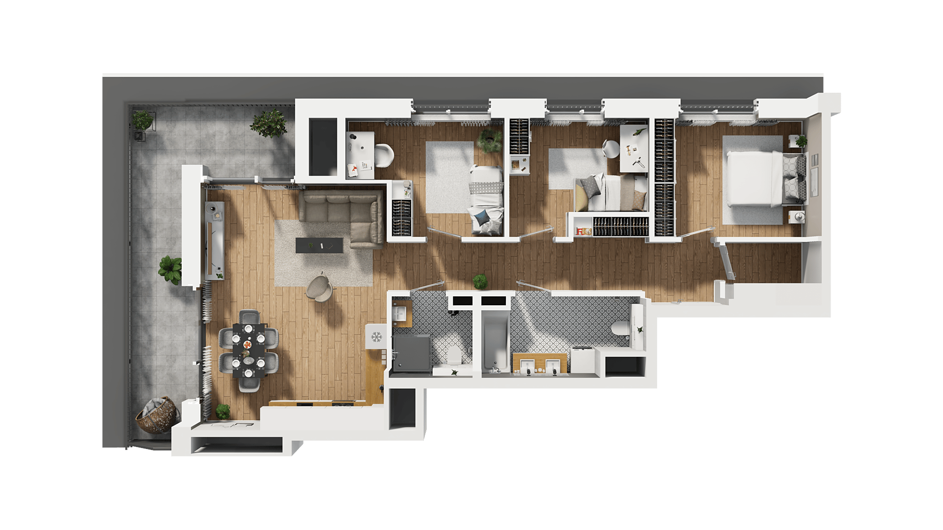 DOKI – inwestycja Dom Development - lokal G 142, budynek G