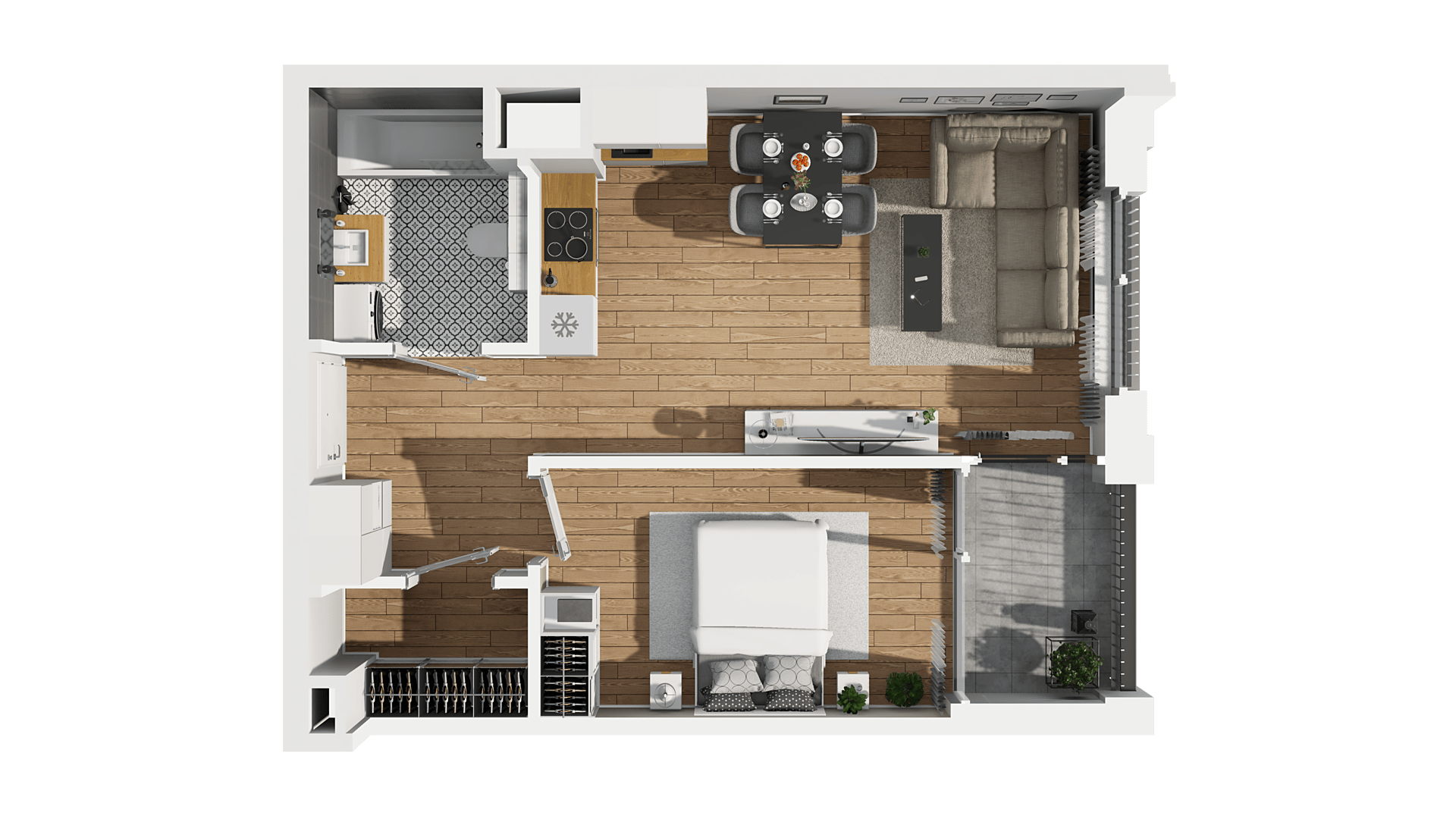 DOKI – inwestycja Dom Development - lokal G 164, budynek G