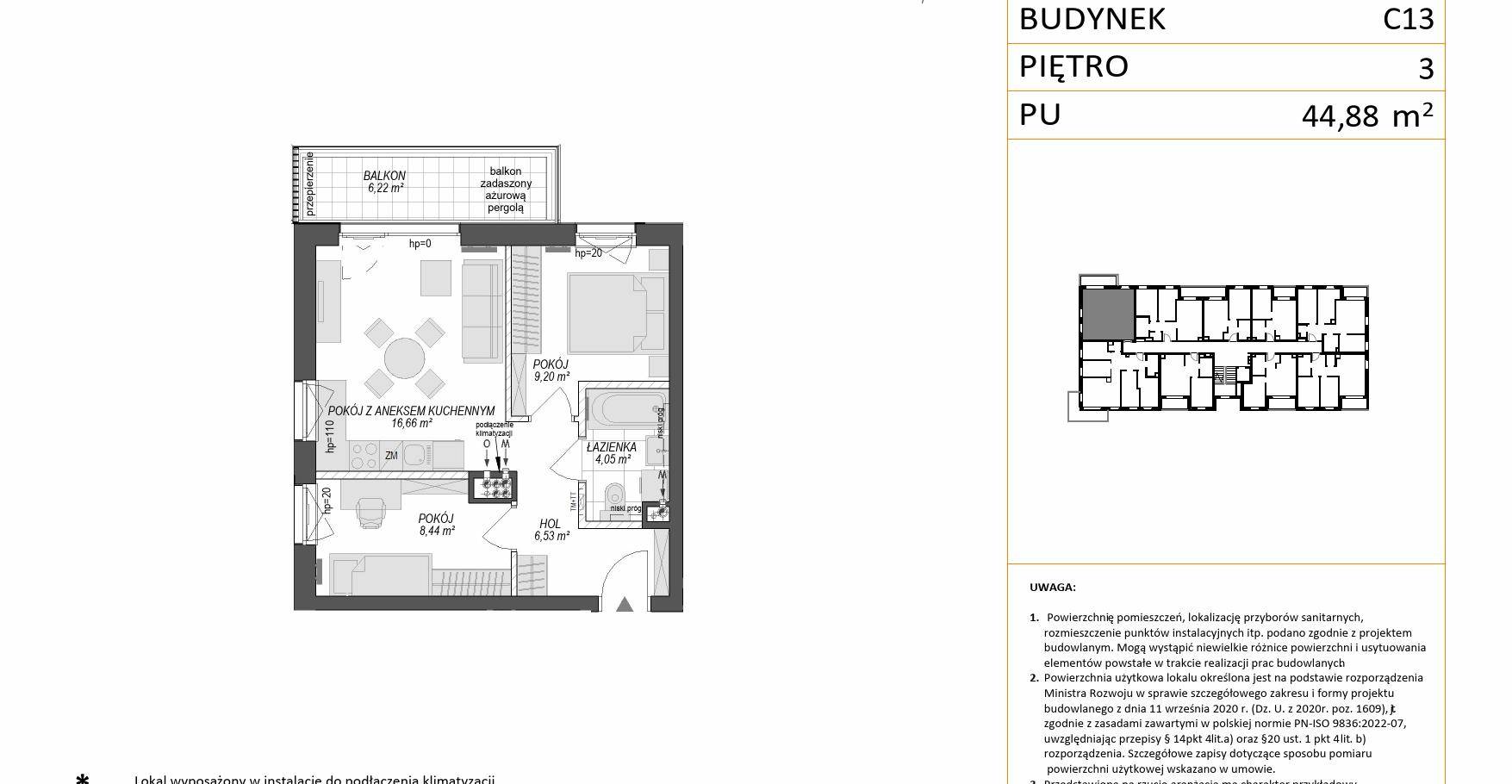 KONSTELACJA – inwestycja Dom Development - lokal C13 30, budynek C13