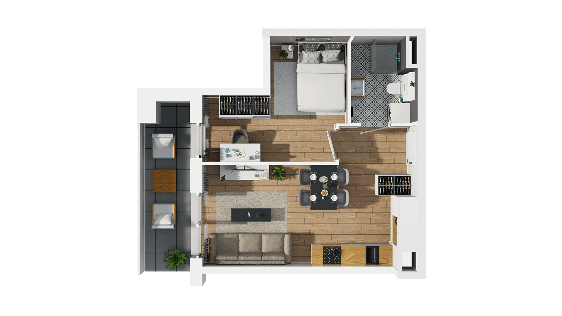ORZECHOWA – inwestycja Dom Development - lokal C 44, budynek C