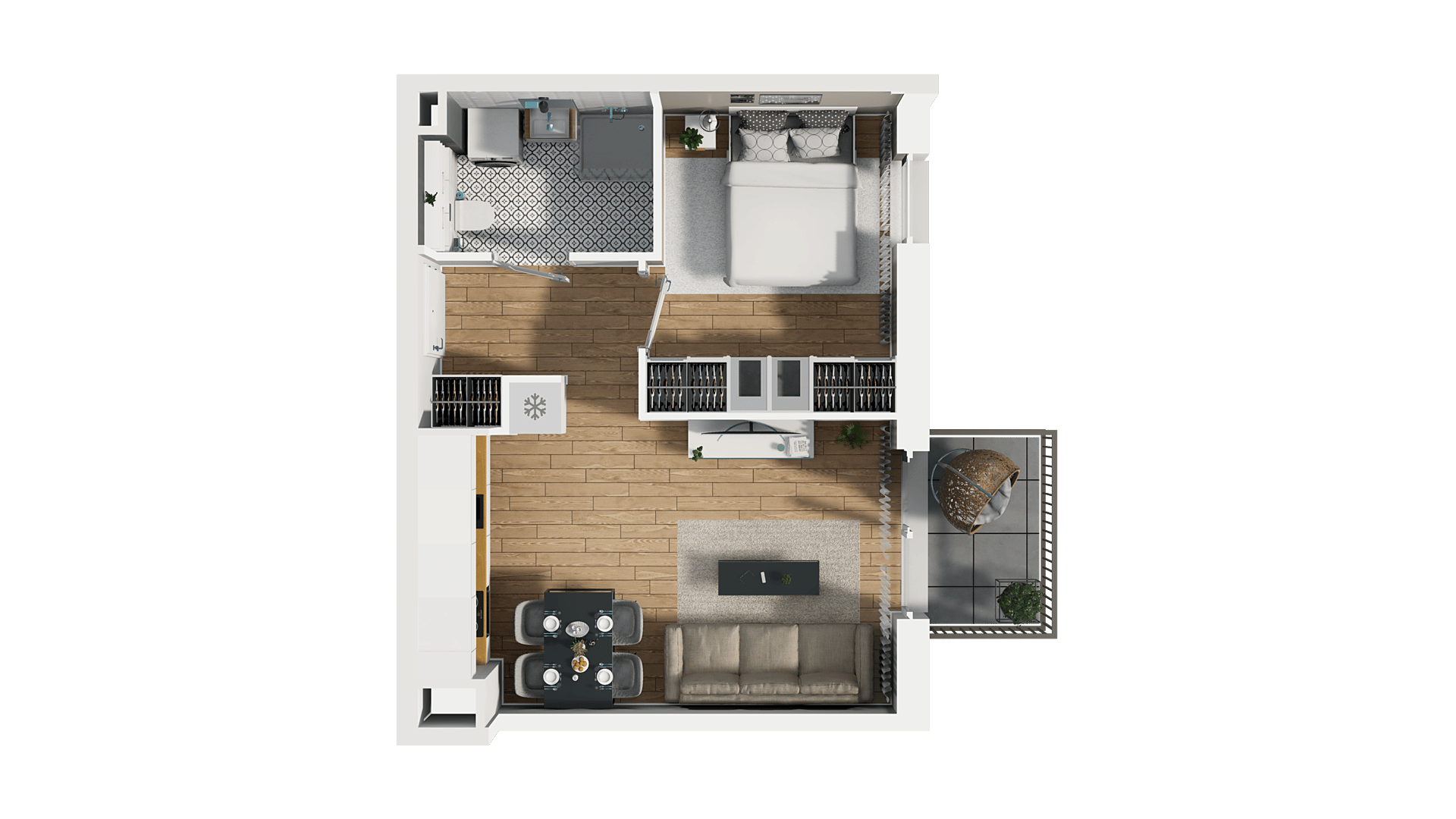 ORZECHOWA – inwestycja Dom Development - lokal B 41, budynek B