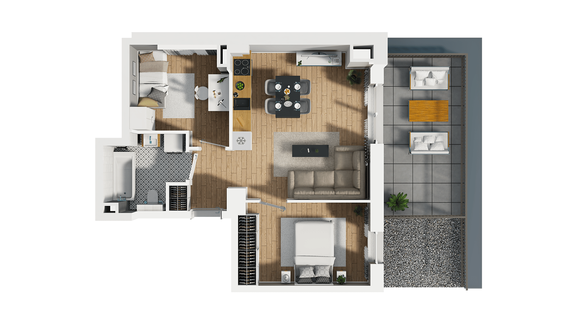 ORZECHOWA – inwestycja Dom Development - lokal B 47, budynek B