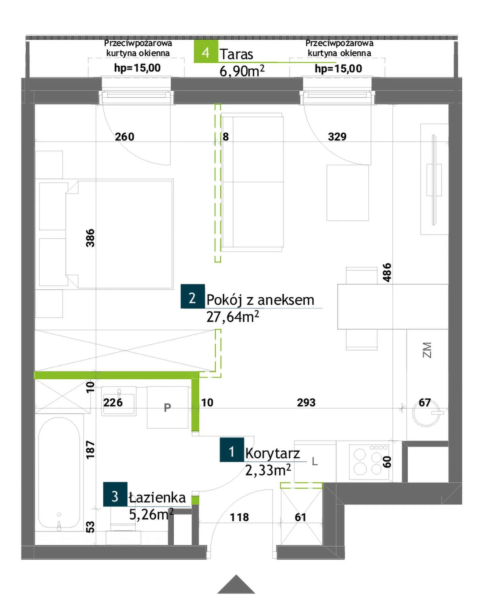 Vilda Arte – inwestycja Develia - lokal AA0206, budynek Etap I